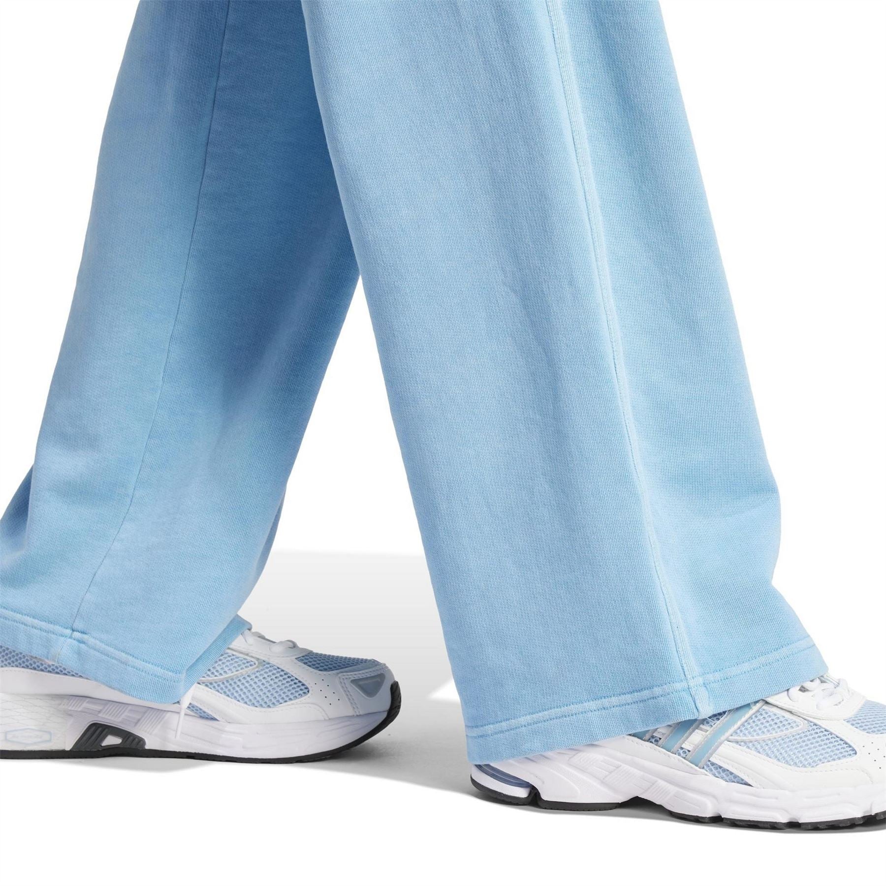 adidas Originals Solid Patterned Wide Leg Sweatpants