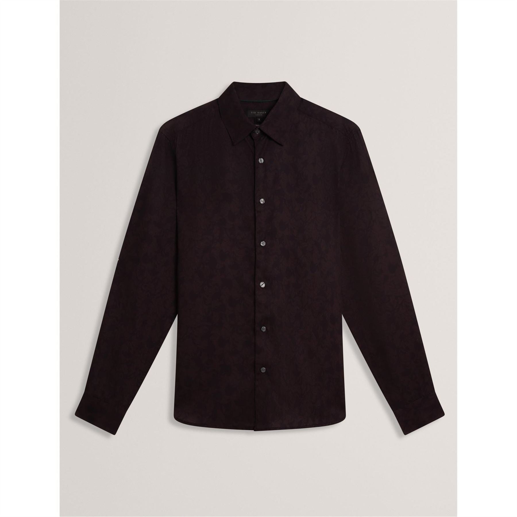 Ted Baker Floral Collared Neck Long Sleeve Shirt