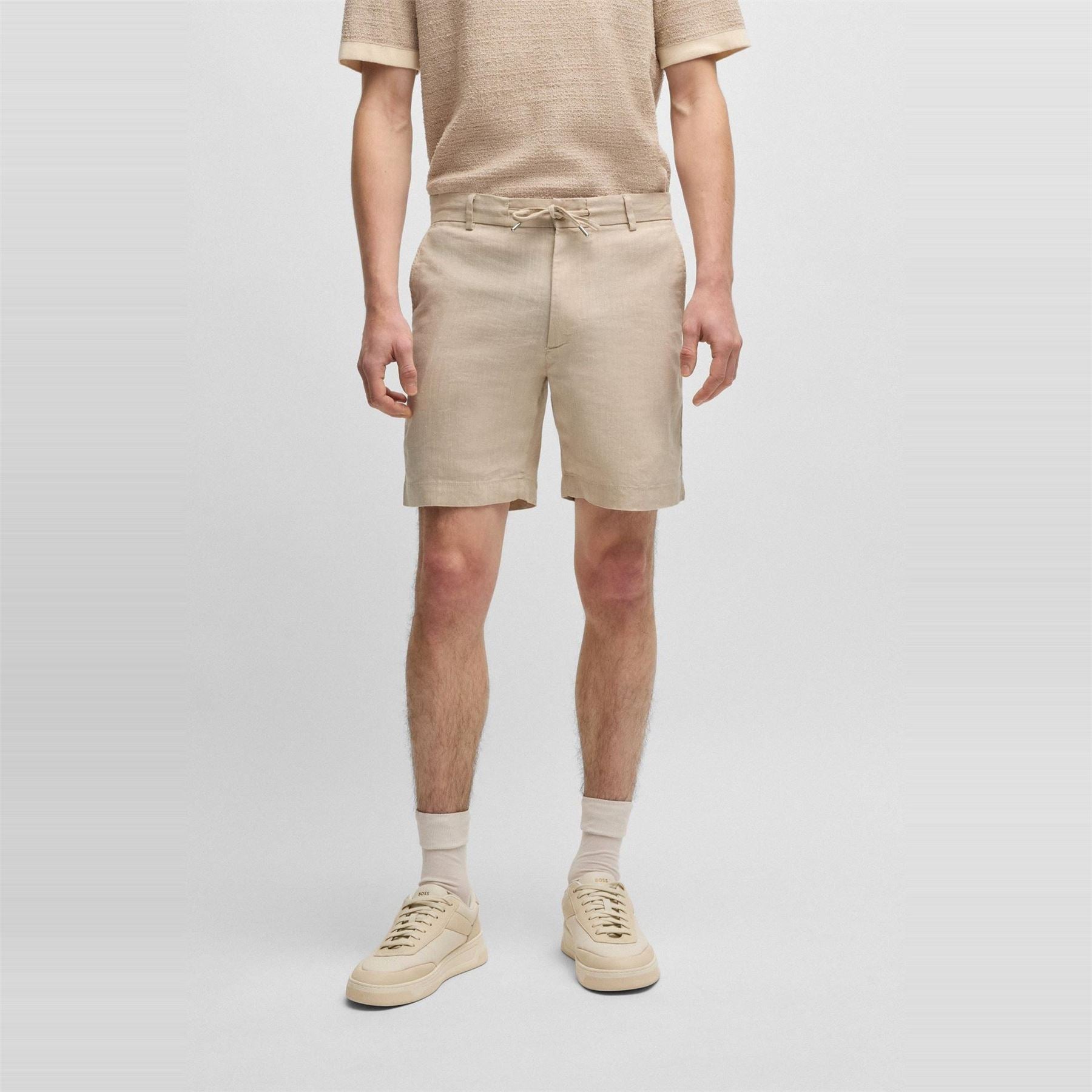 Boss Lightweight Mid Length Chino Shorts