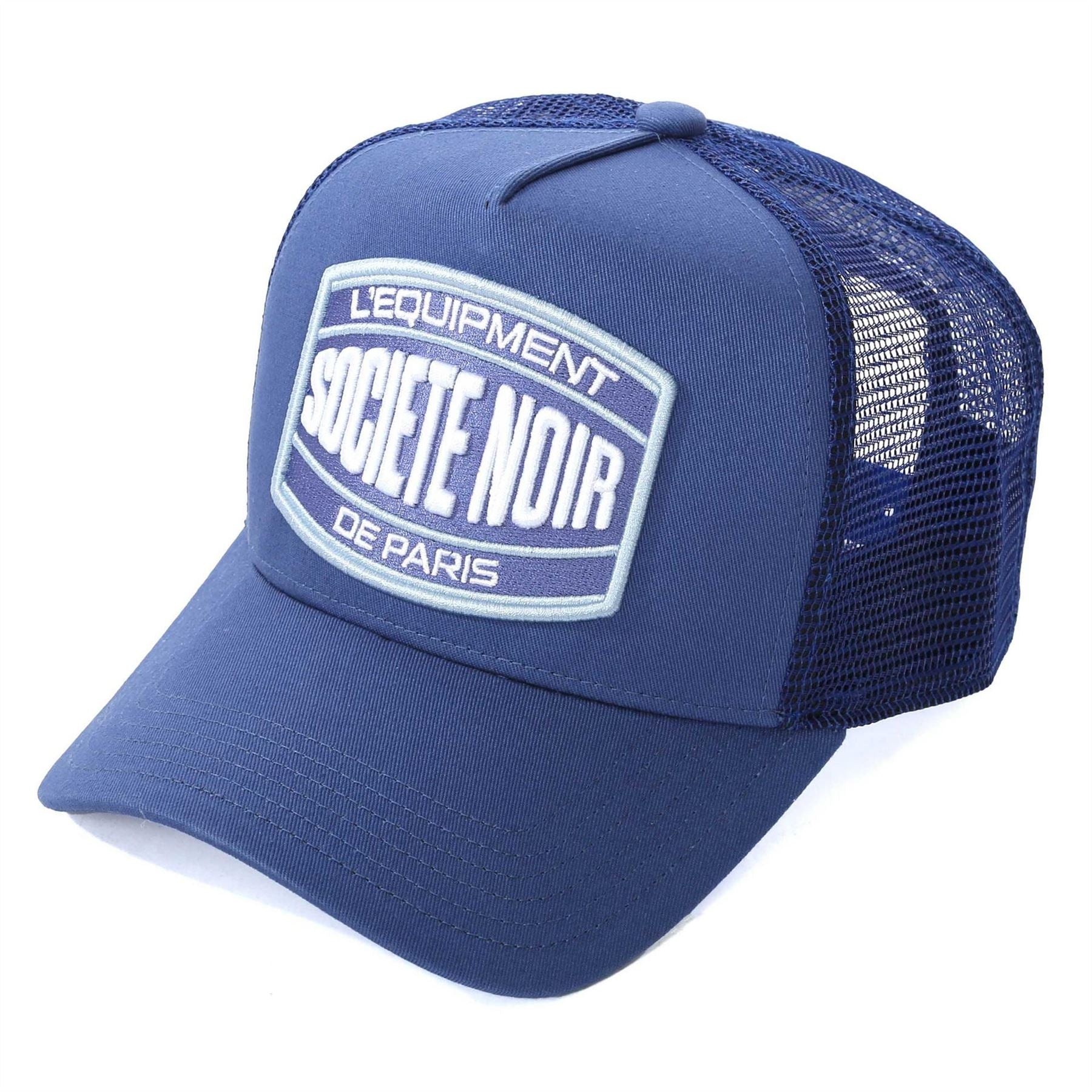 Societe Noir Logo Lettering Adjustable Trucker Cap