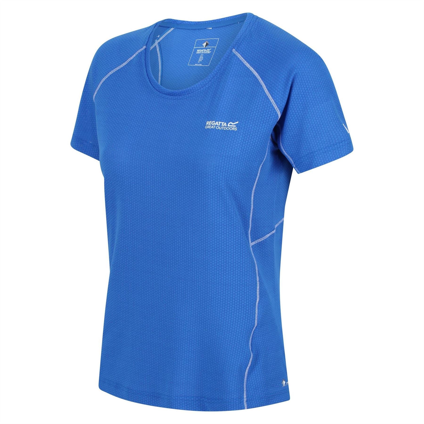 Regatta Stitched Detail Scoop Neck Raglan Sleeve Jersey T-Shirt