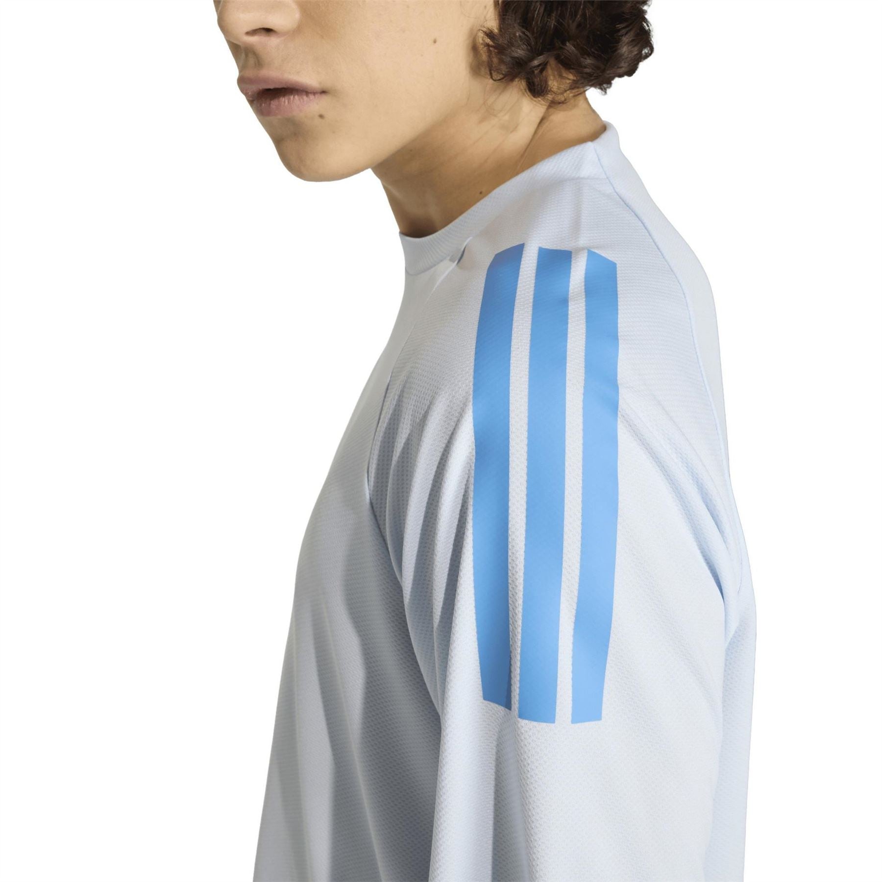 adidas Mens Classic 3 Stripe Sereno T-Shirt