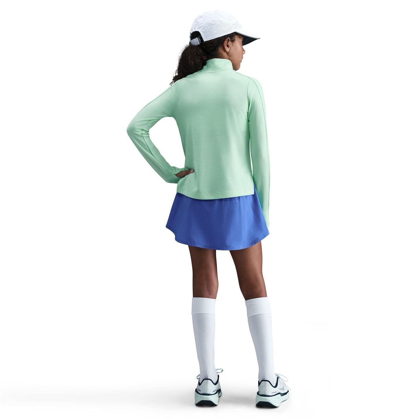 Nike Older Girls Dri Fit Long Sleeve Half Zip