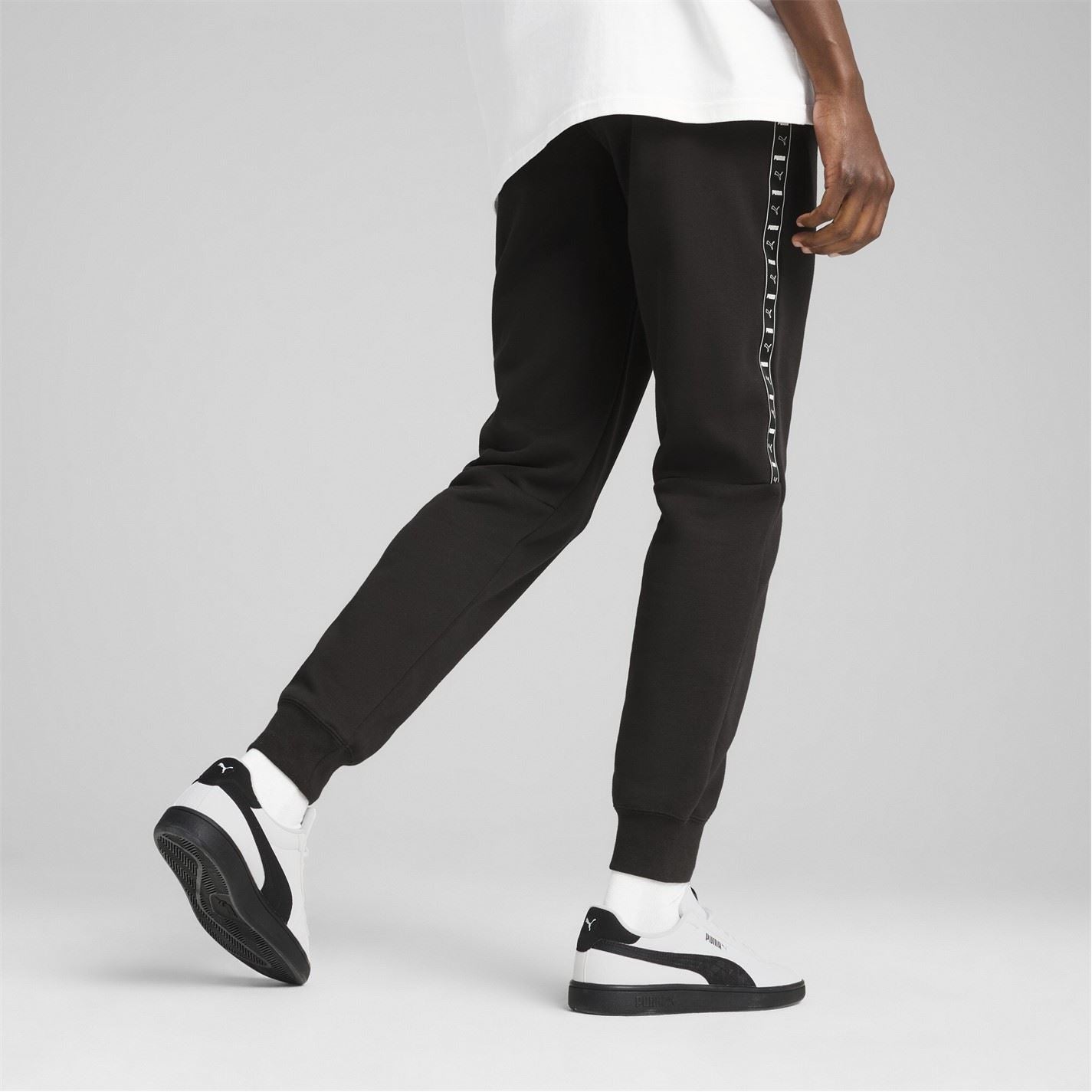 Puma Tape Closed Hem Fleece Joggers