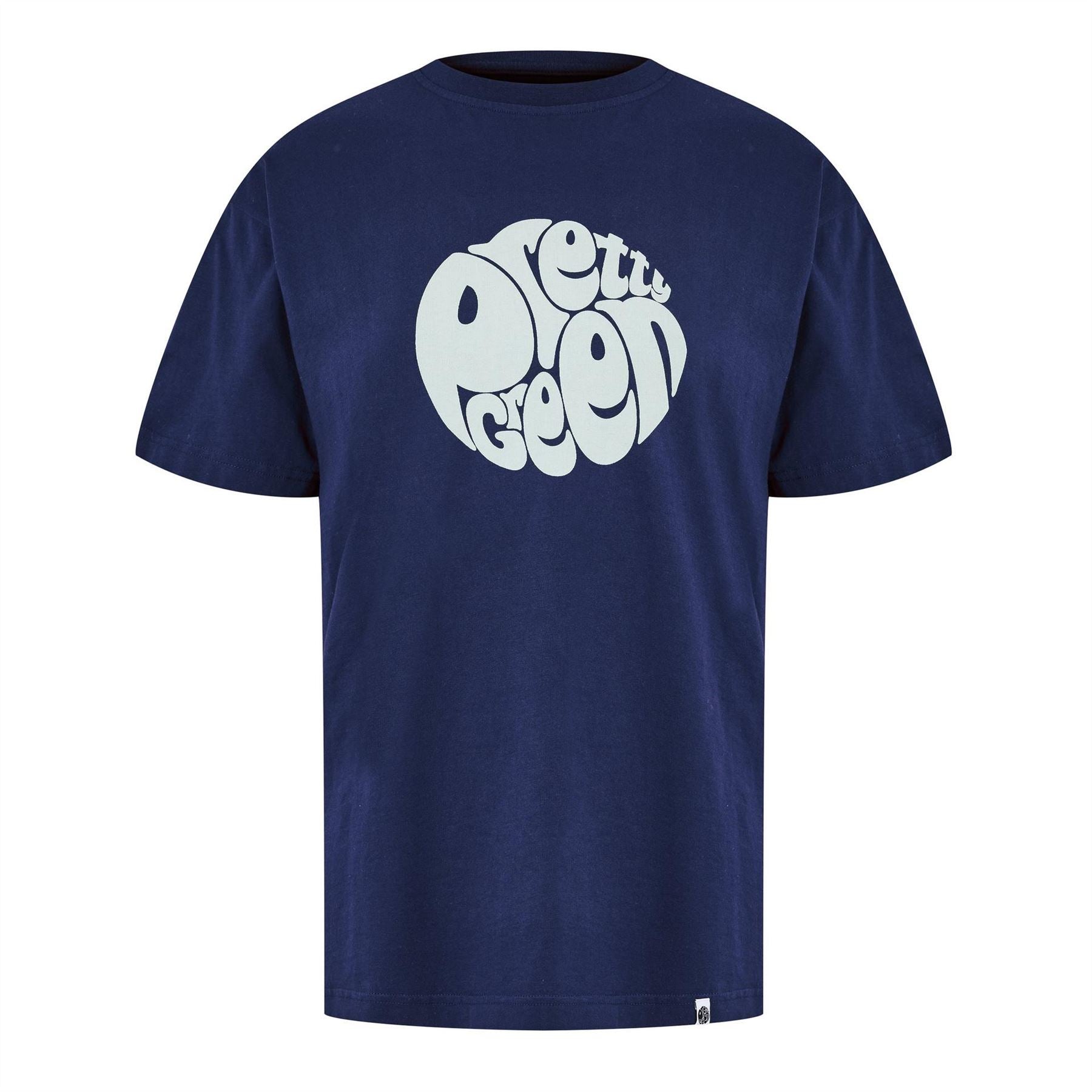 Pretty Green Logo Print Crew Neck Short Sleeve T-Shirt