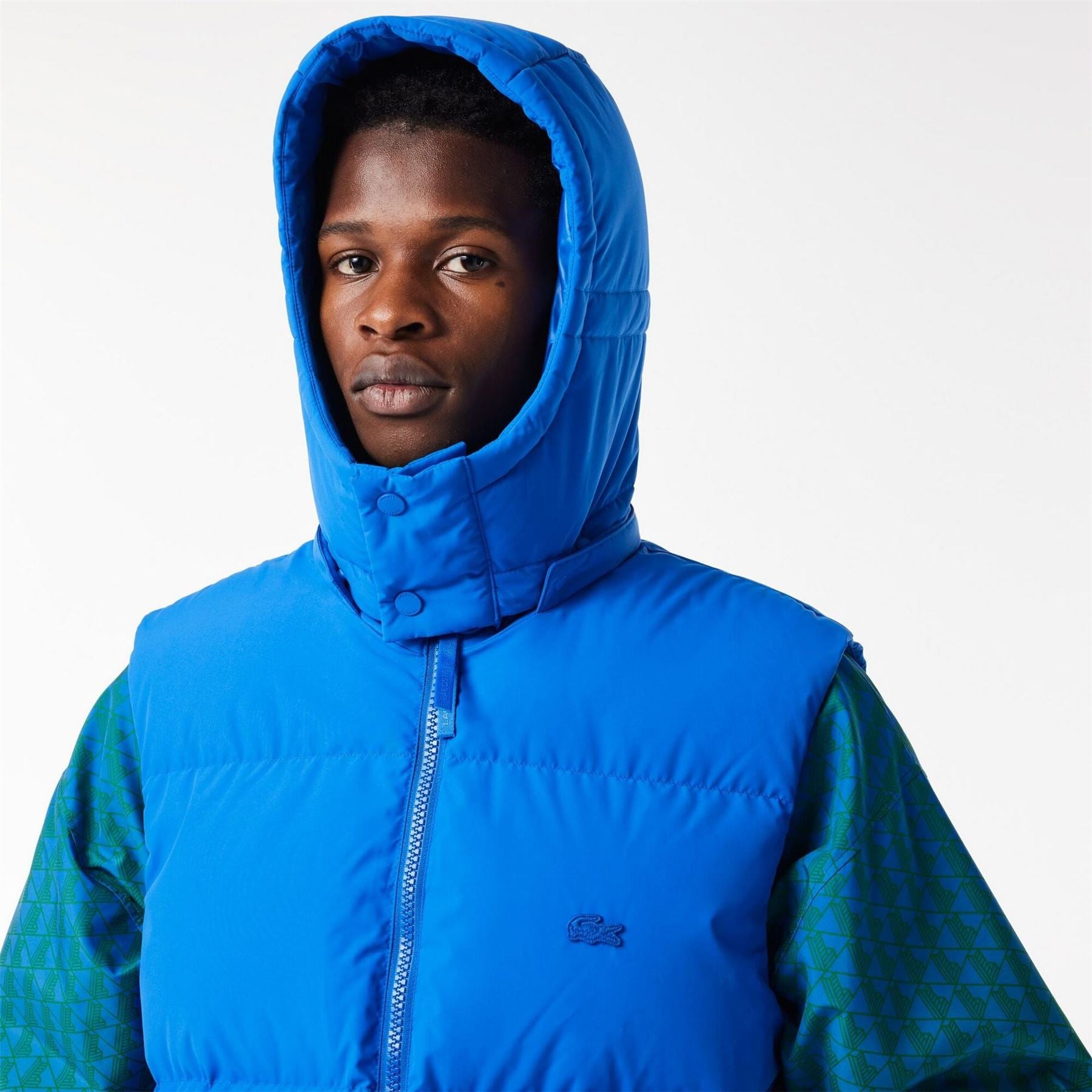 Lacoste Puffer Quilted Zip Through Gilet