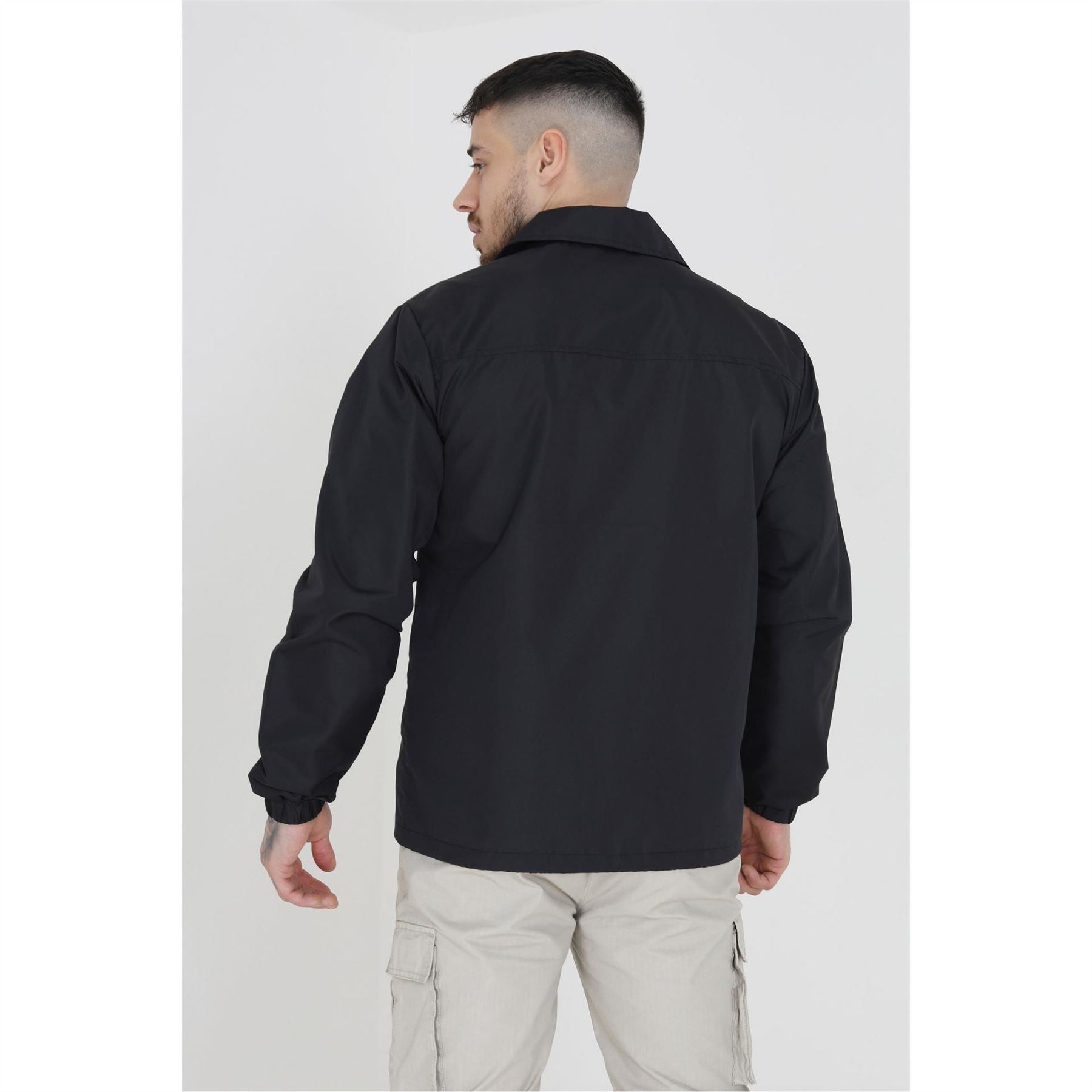 Brave Soul Mens Light Weight Coach Jacket