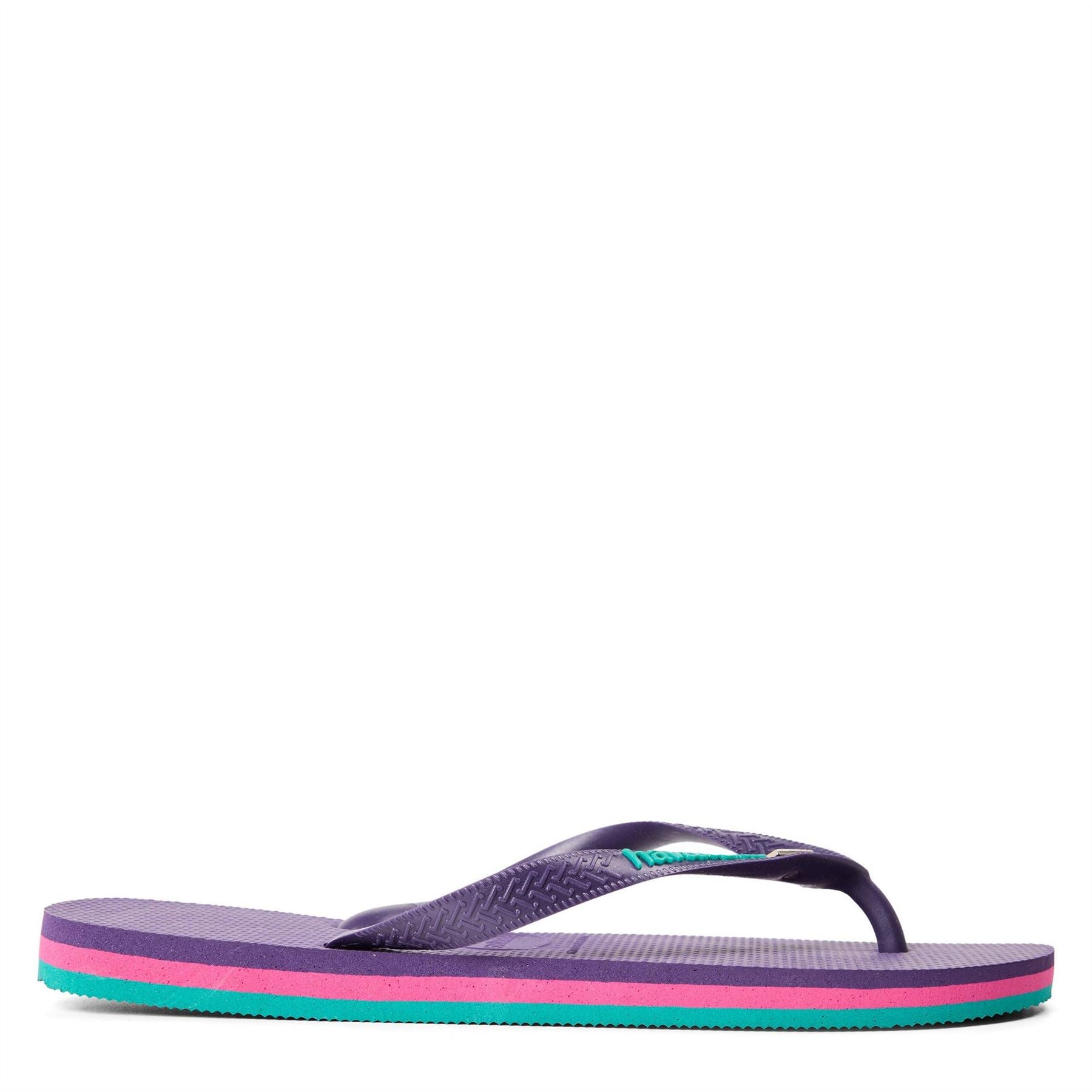 Havaianas Solid Patterned Brasil Thong Toe Flip Flops