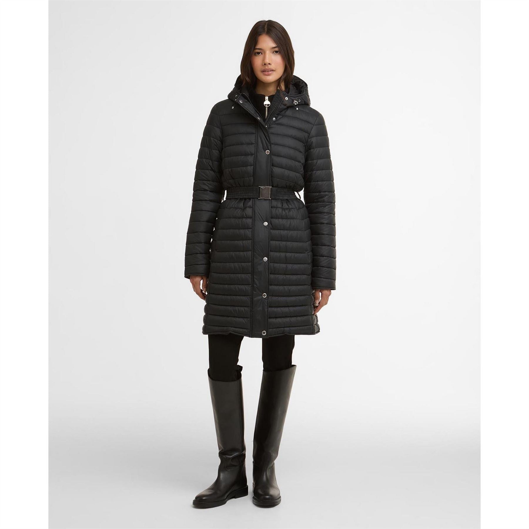 Barbour International Longline Jada Puffer Jacket