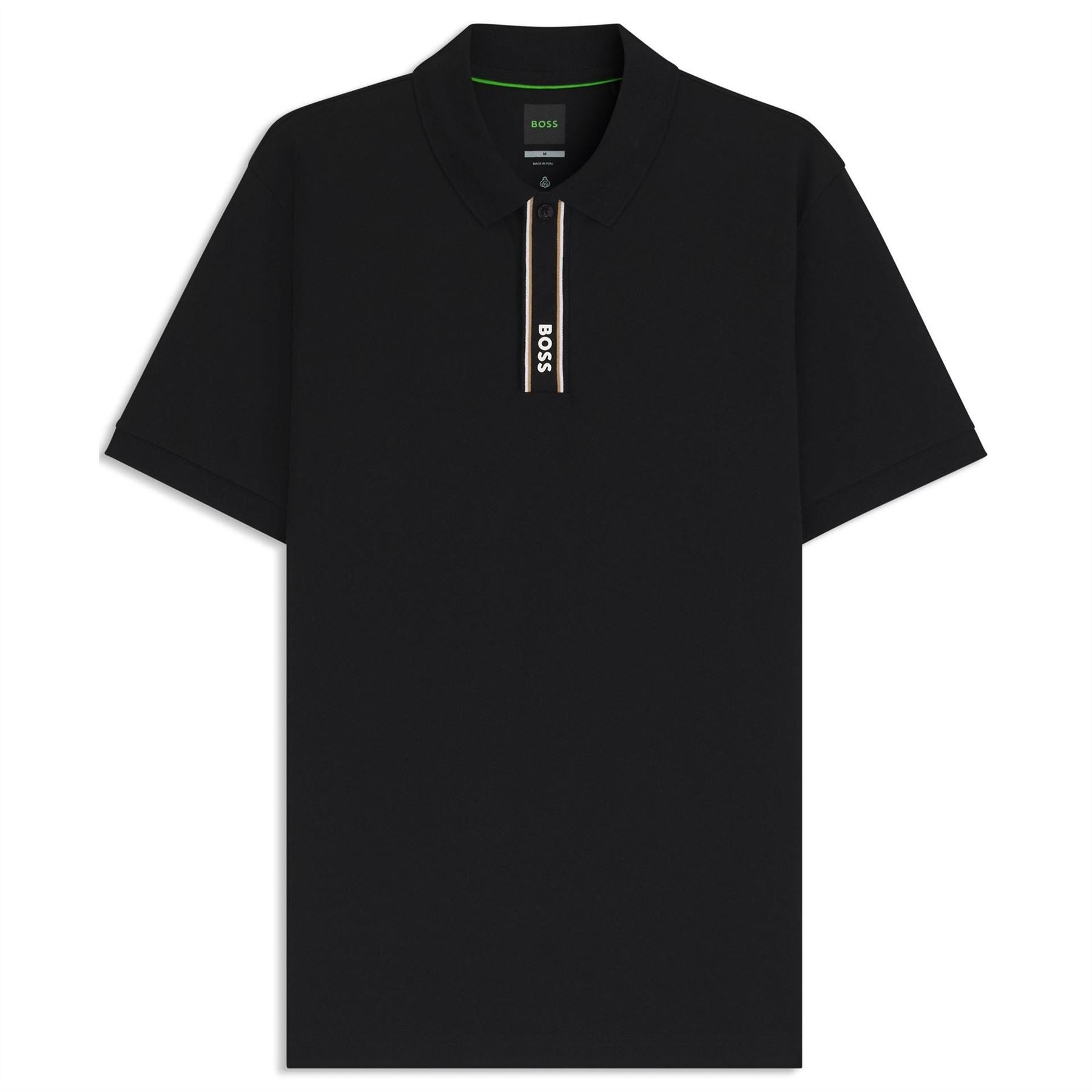 Boss BOSS GREEN Short Sleeve Polo Top with Logo Detail