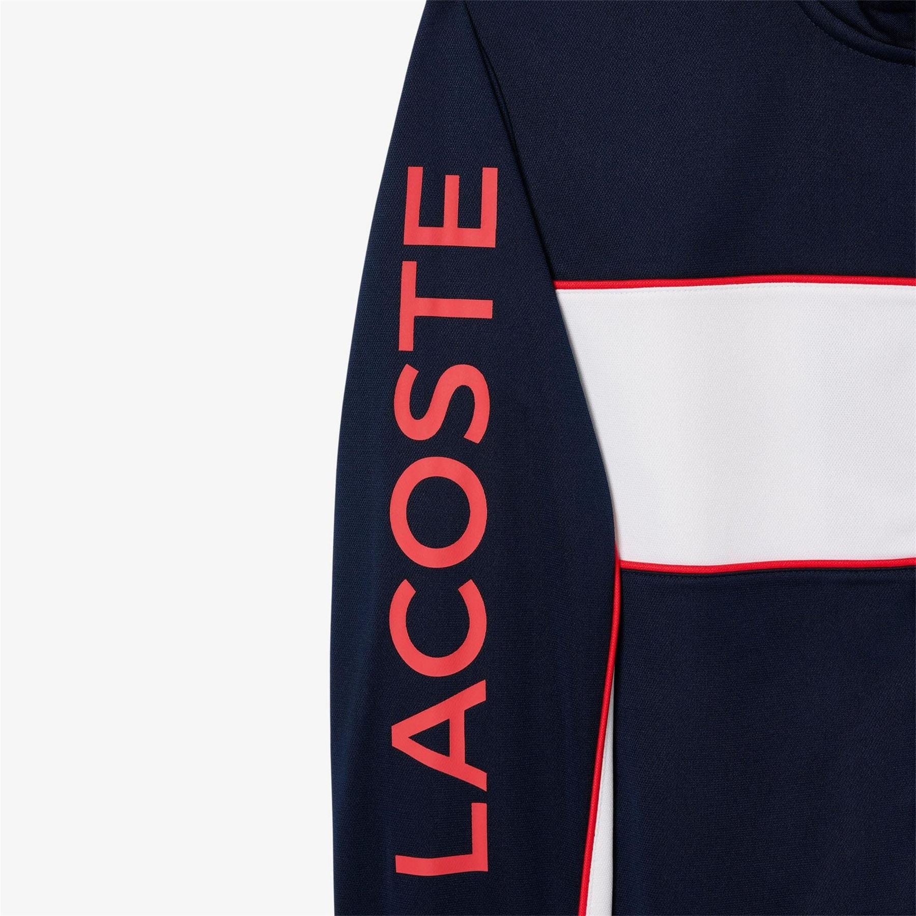 Lacoste Branding Zipped Tennis Sweatshirt
