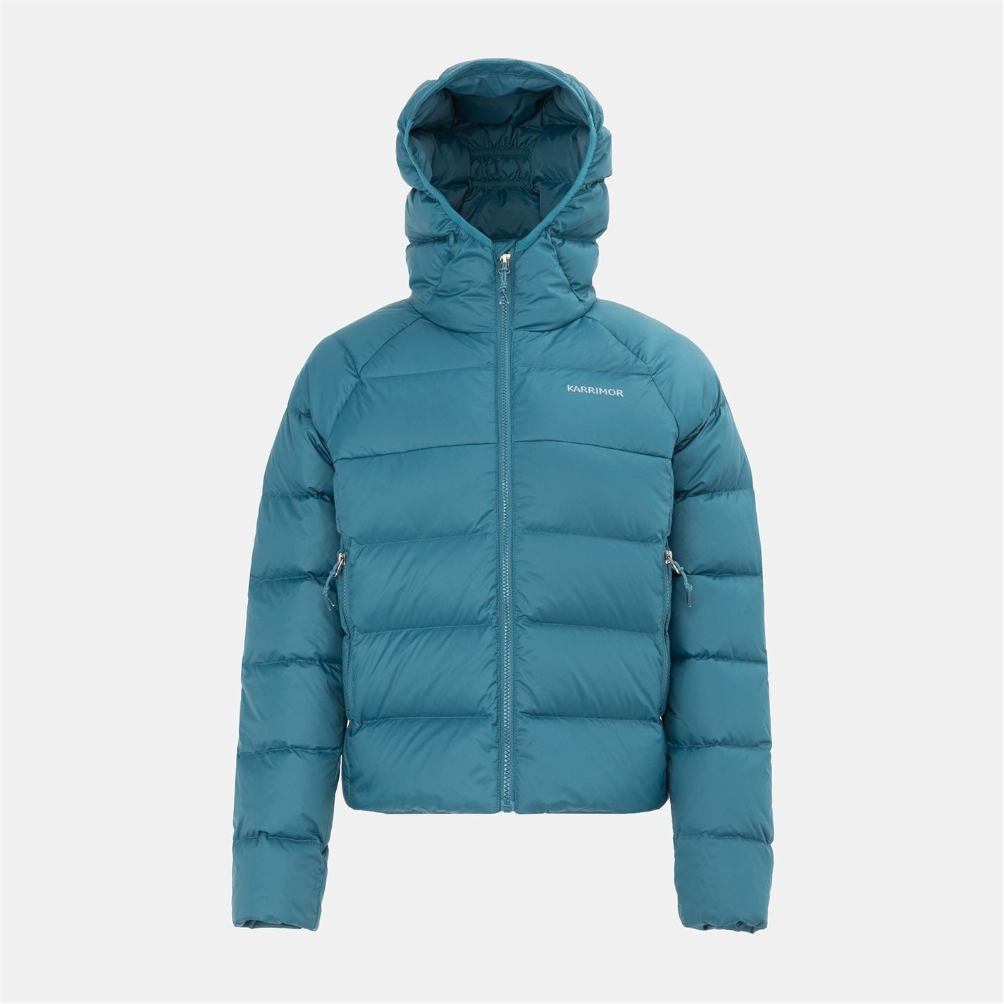 Karrimor Basecamp Solid Patterned Hooded Zipped Pocket Down Jacket
