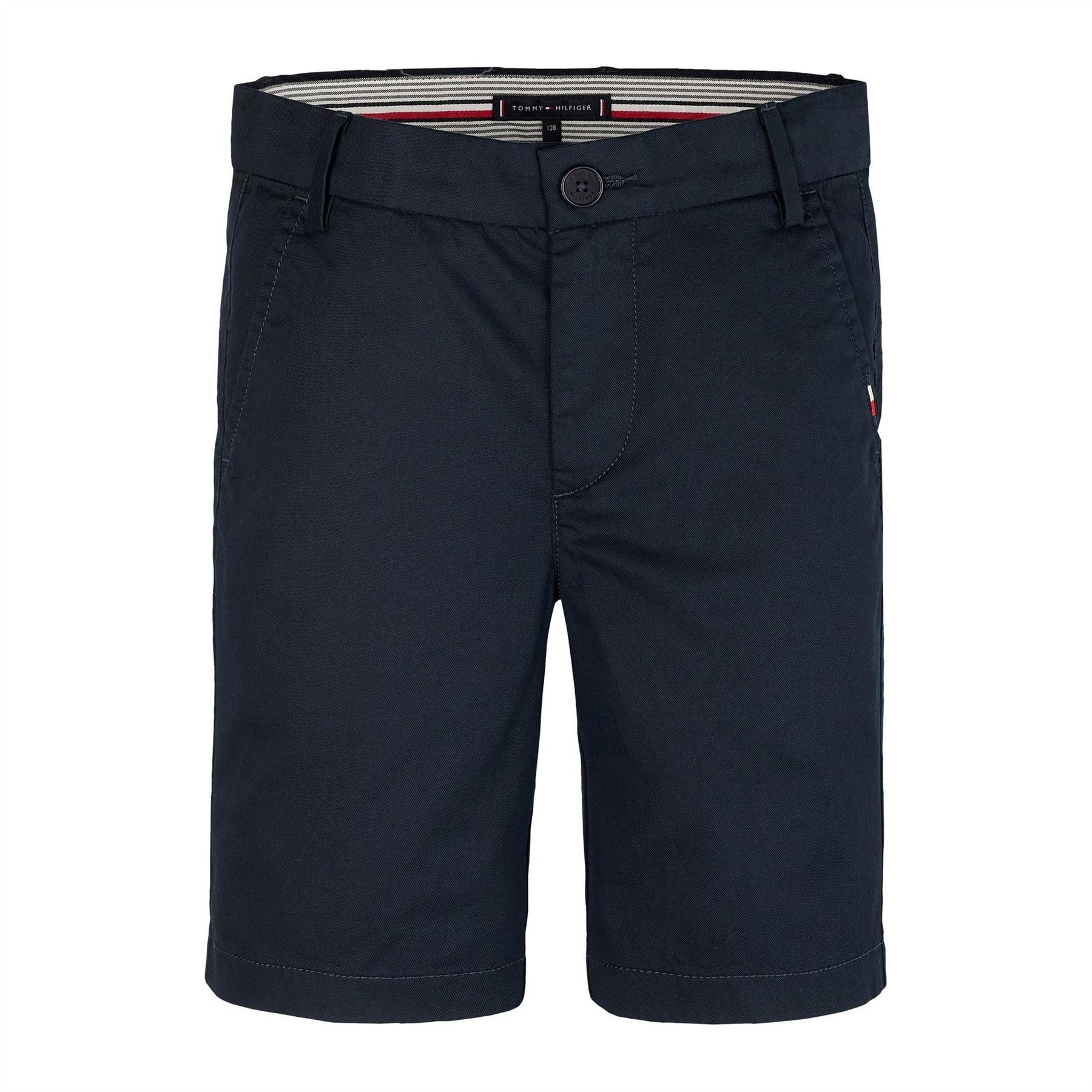 Tommy Hilfiger Solid Patterned Chino Shorts