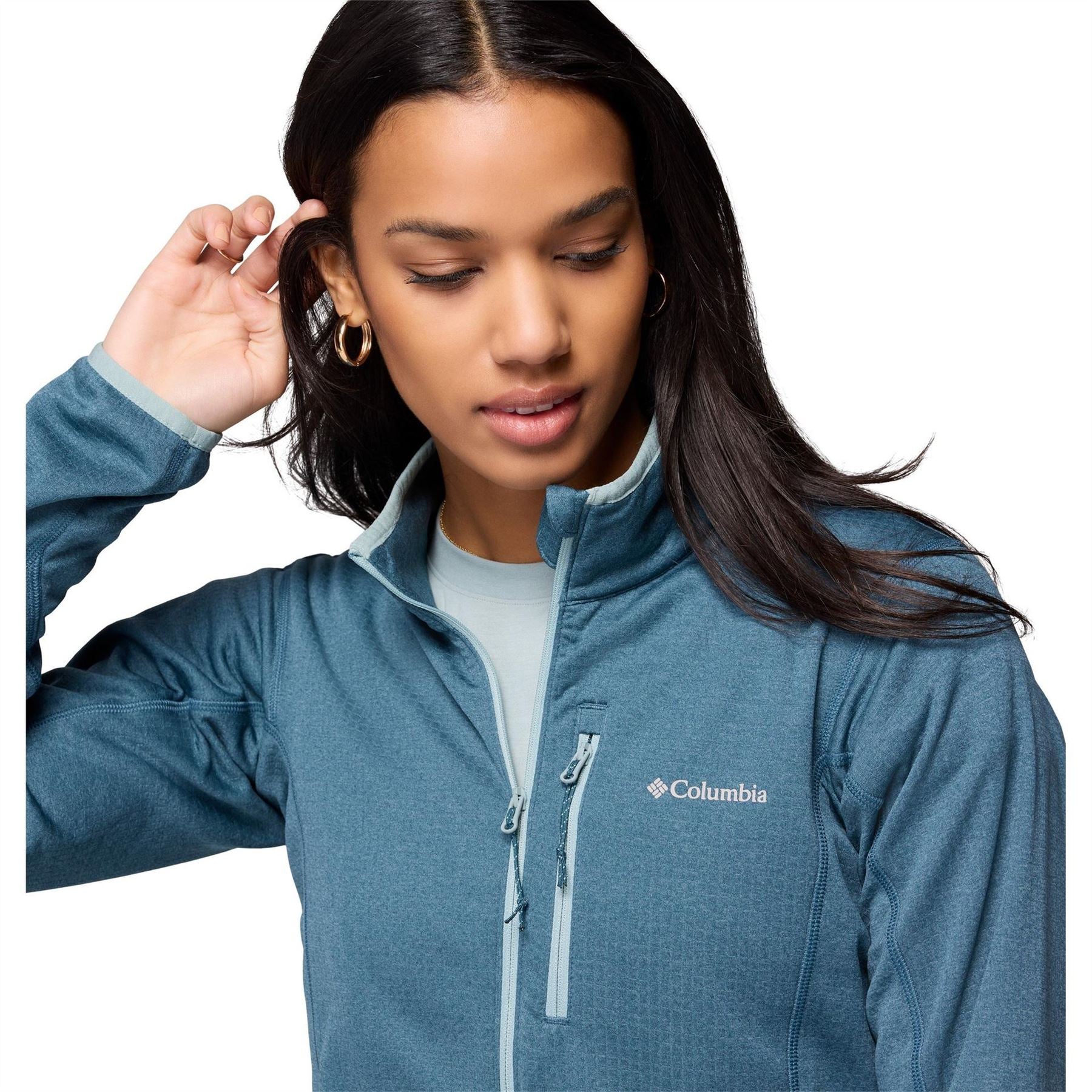 Columbia Hike™ Grid Fleece Fullzip