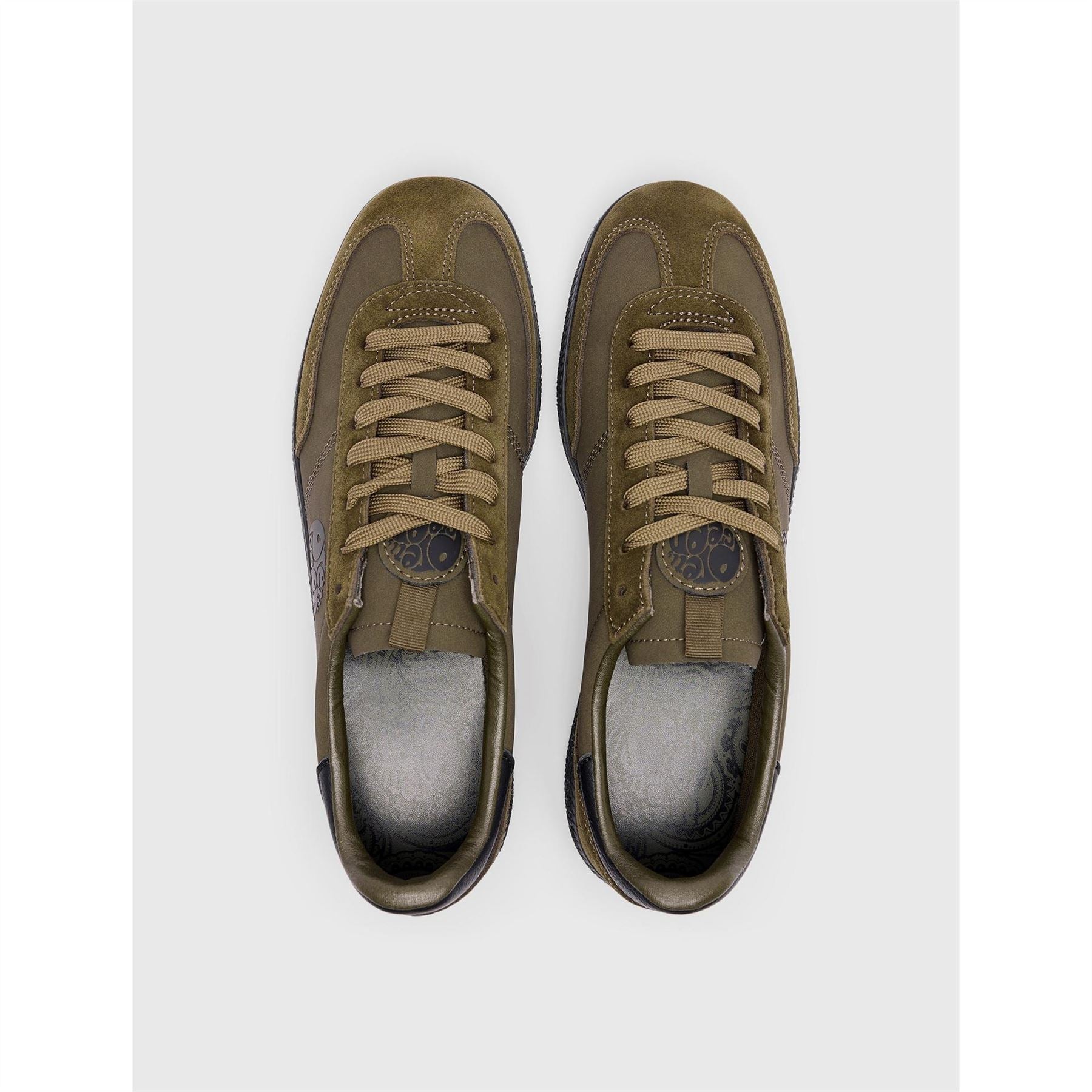 Pretty Green Ramblas G25 Sn63 Lace Up Low Top Sneakers