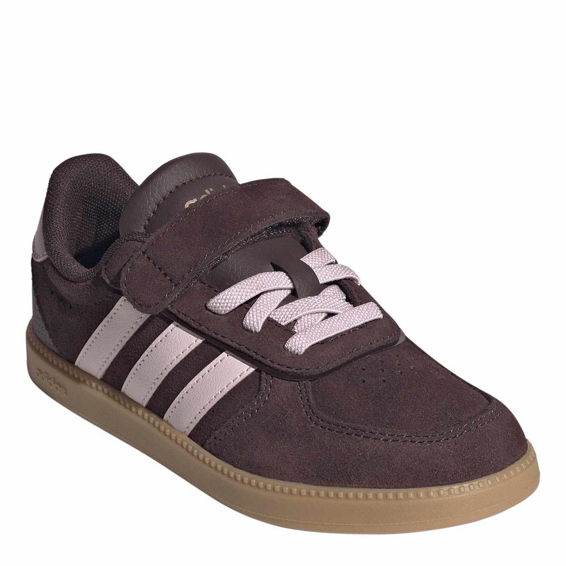 adidas Suede Low Top Sneakers with Three Stripes