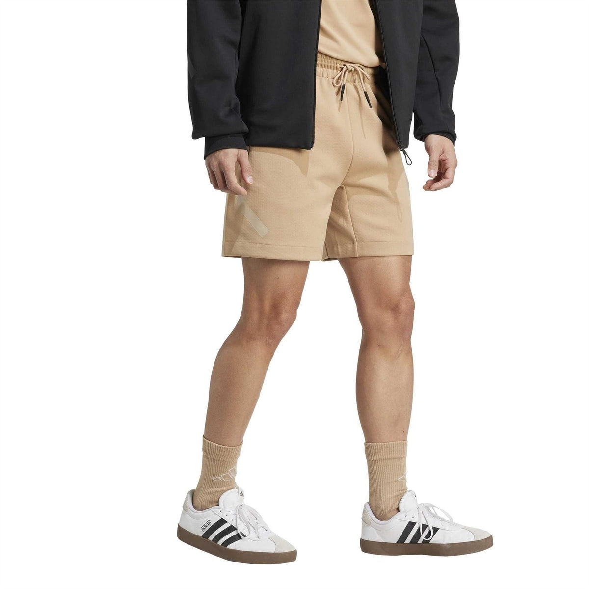 adidas Z.N.E. Solid Bermuda Shorts with Elasticated Waistband