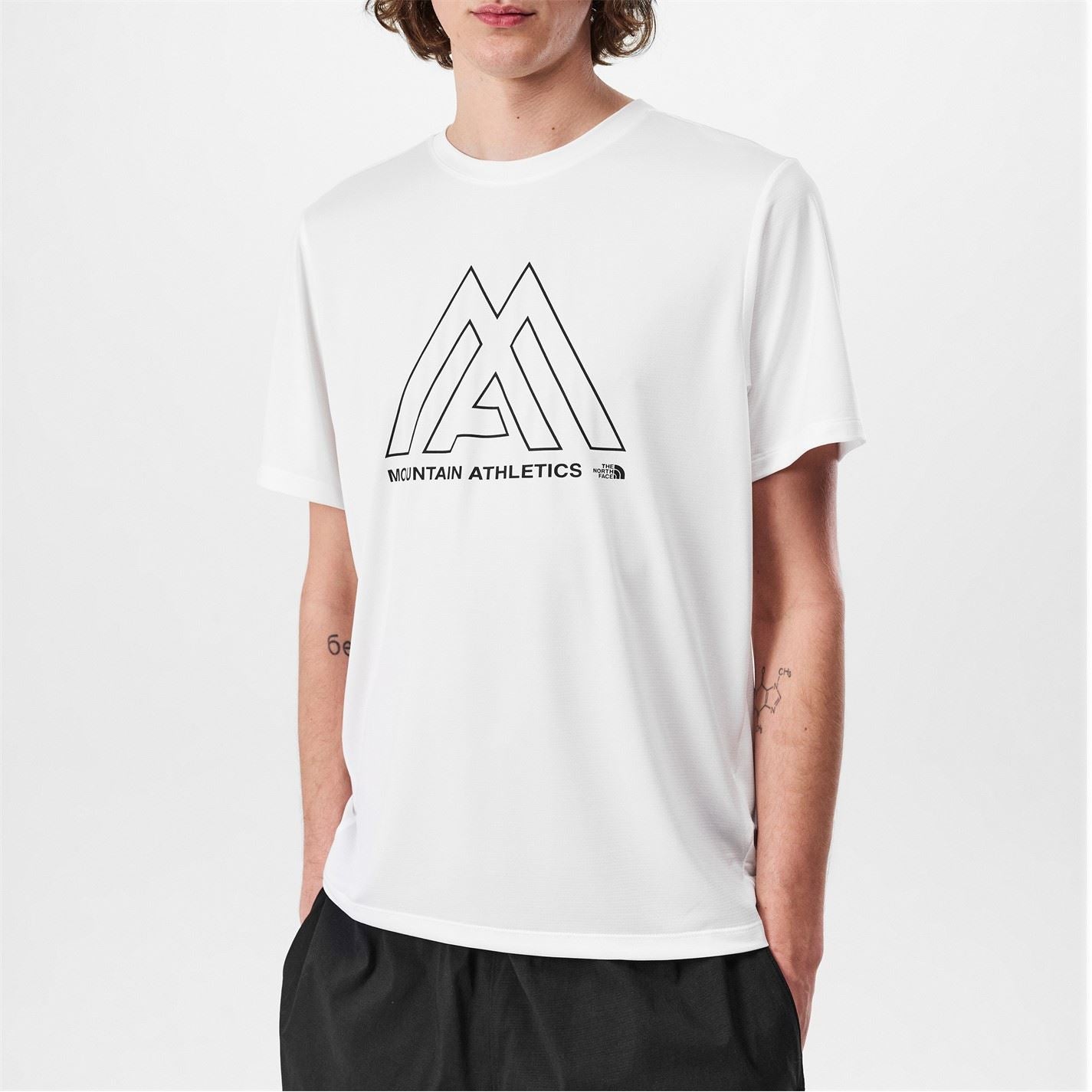 The North Face Mens North Face M Ma 24 7 S S Tee Tnf White T-Shirt