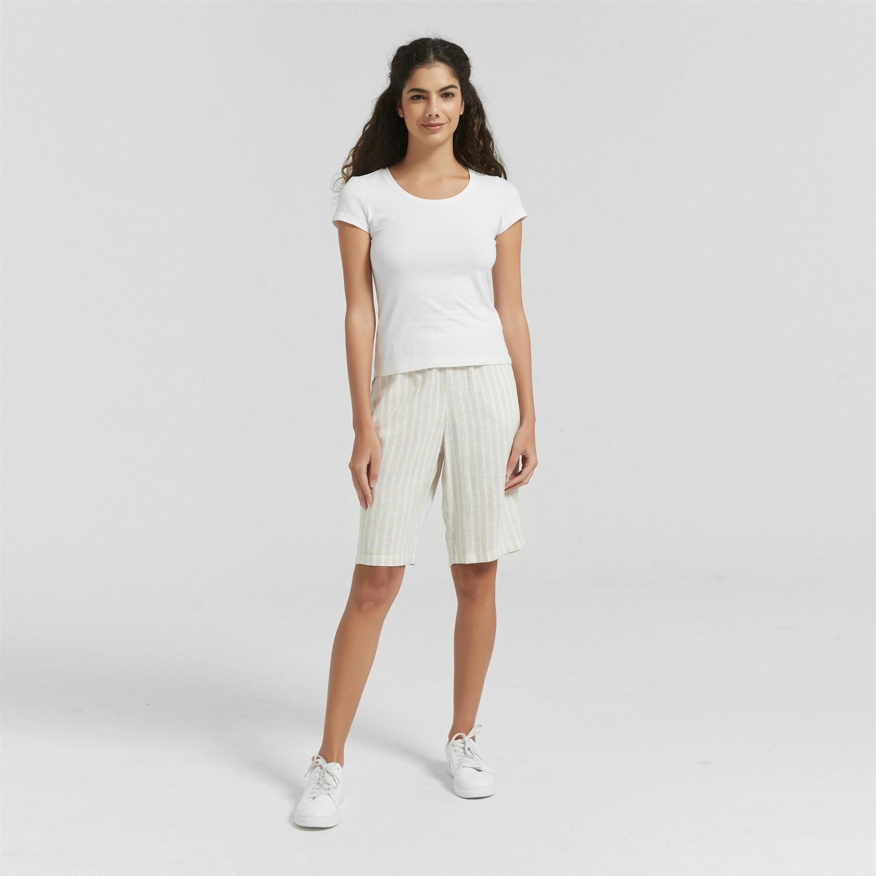 Be You Linen Tailored Shorts
