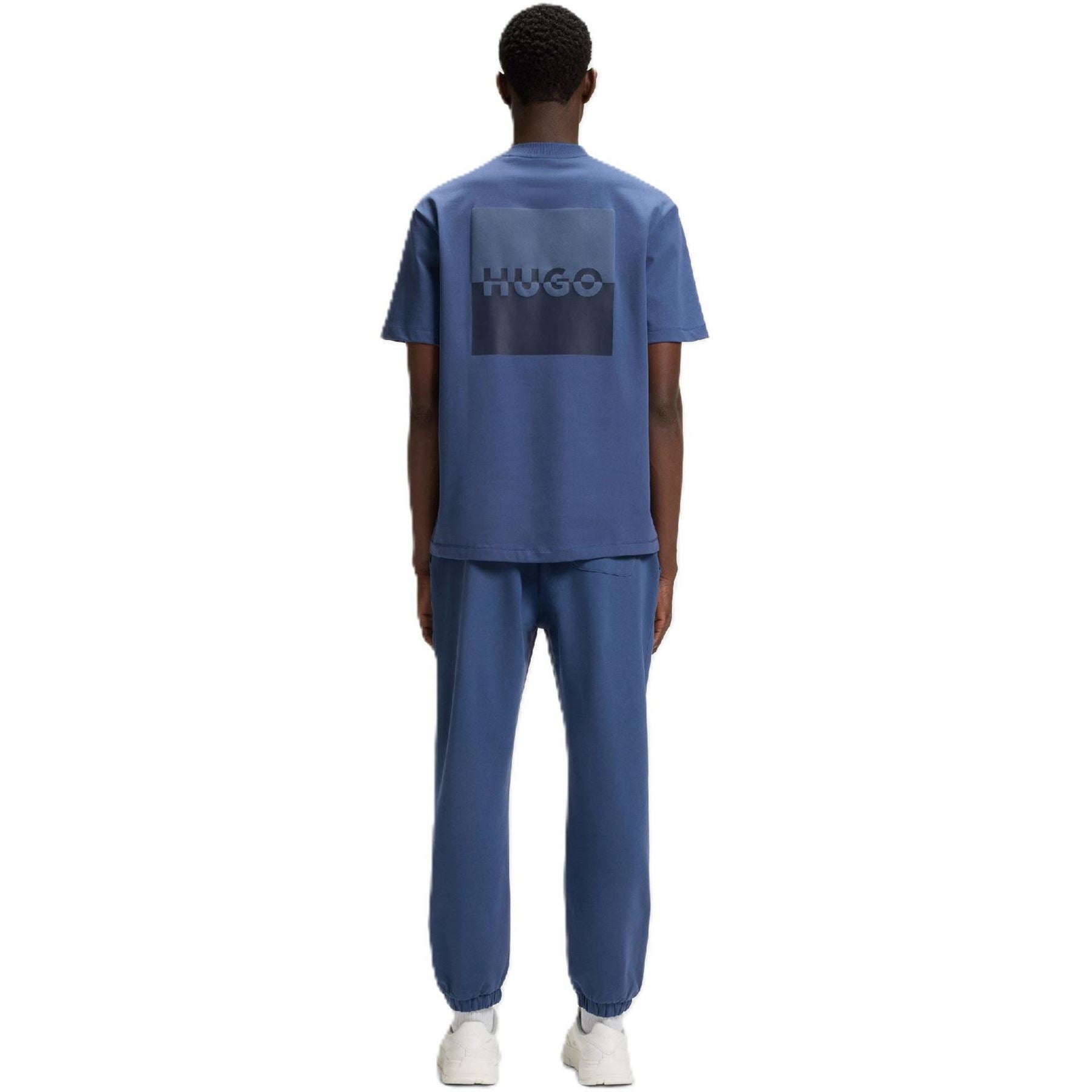 Hugo Dusplitan Solid Patterned Slim Joggers