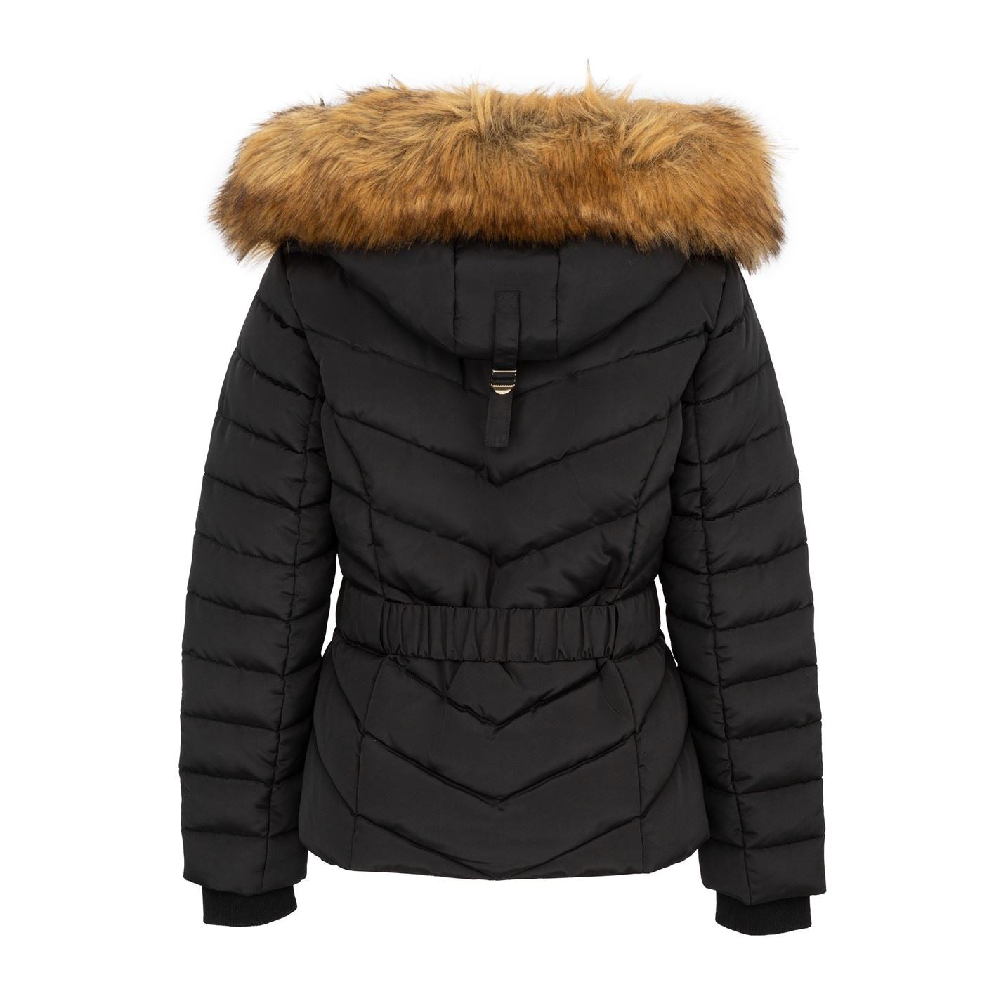 Firetrap Water Resistant Hooded Short Puffer Jacket