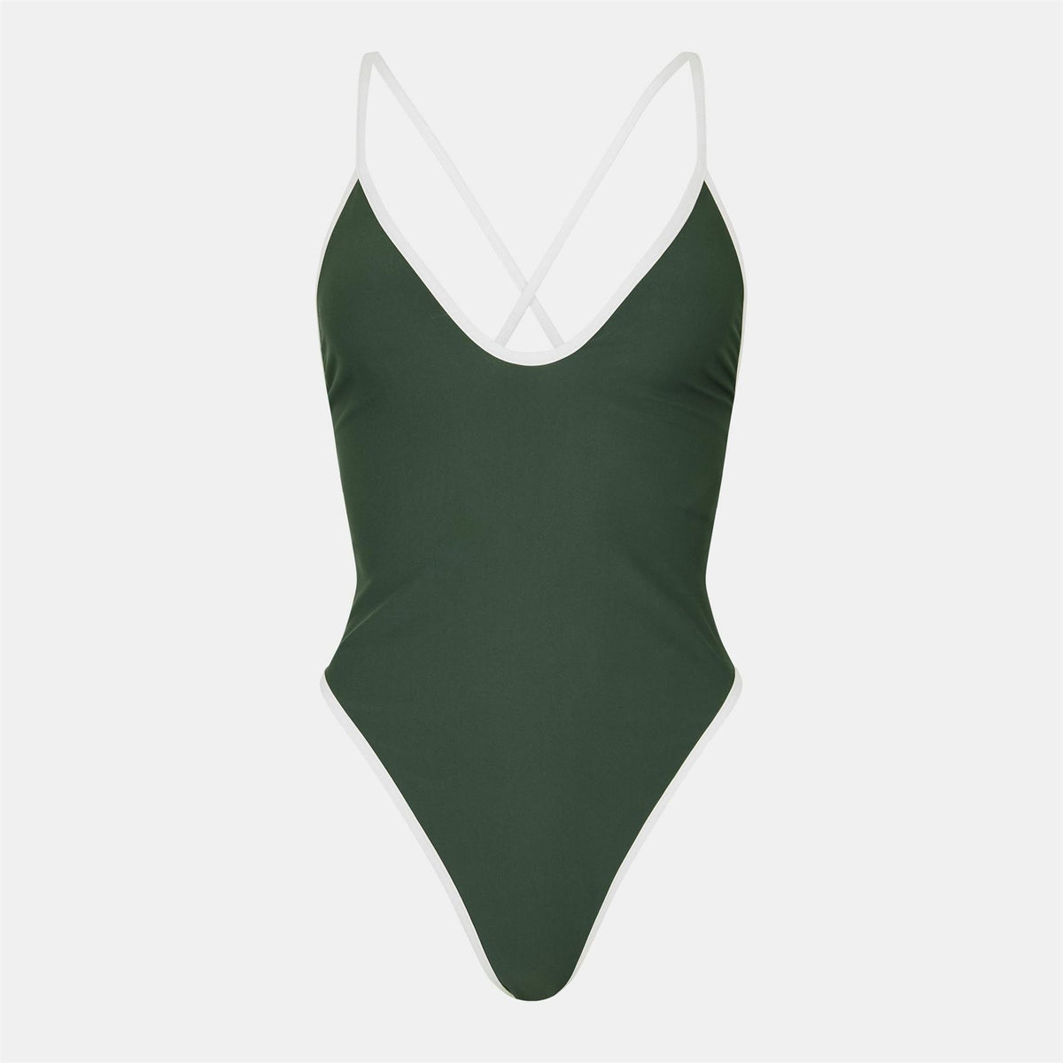 Jack Wills Contrast Tie Back Swimsuit