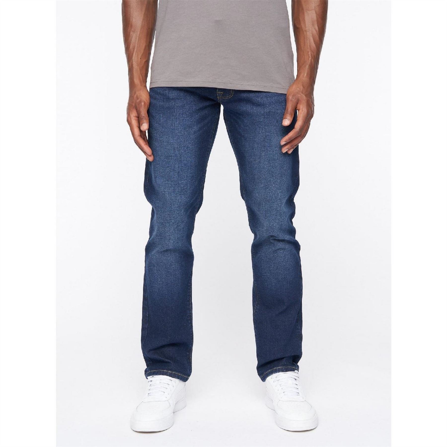 Crosshatch Straight Fit Jeans