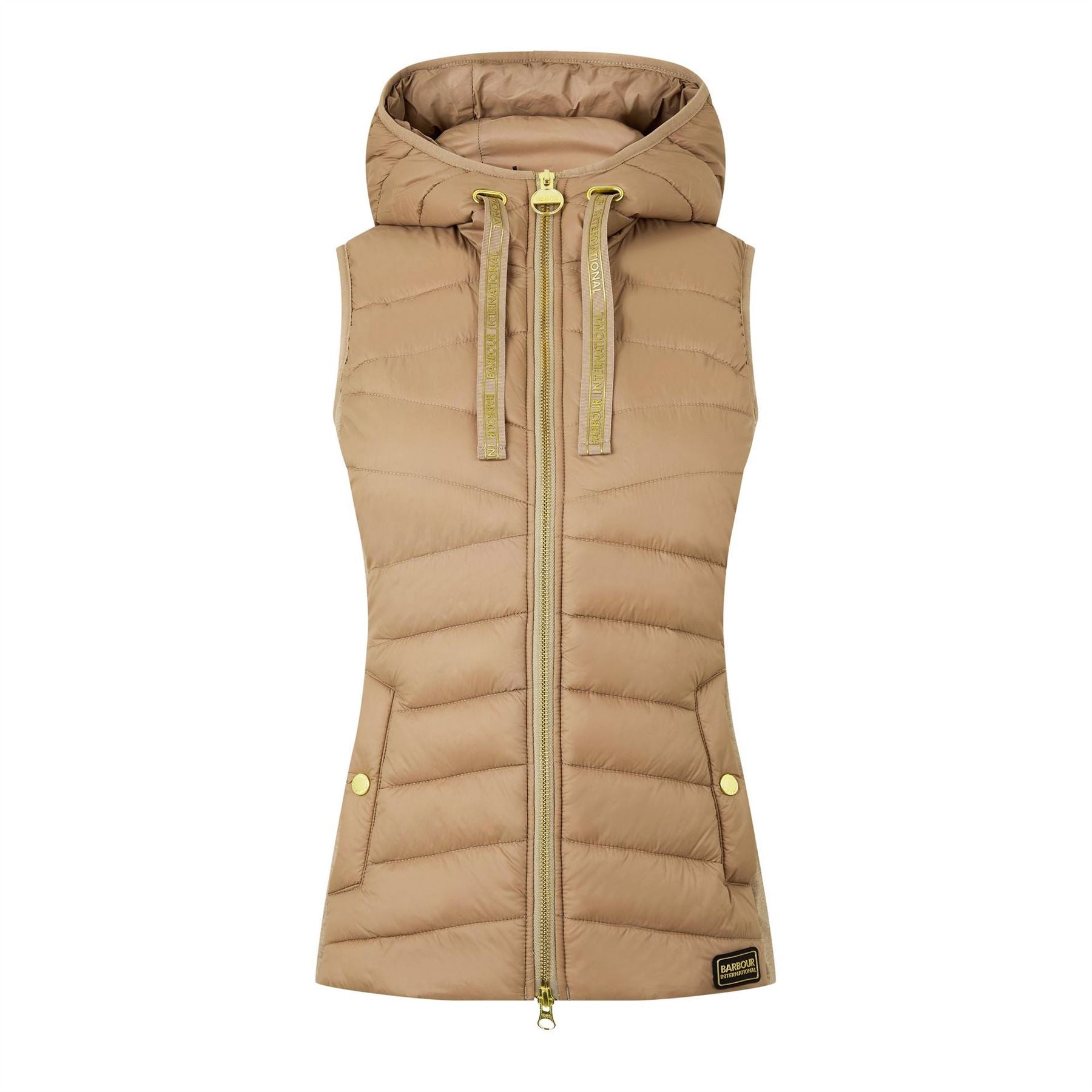 Barbour International Grid Lock Hooded Gilet
