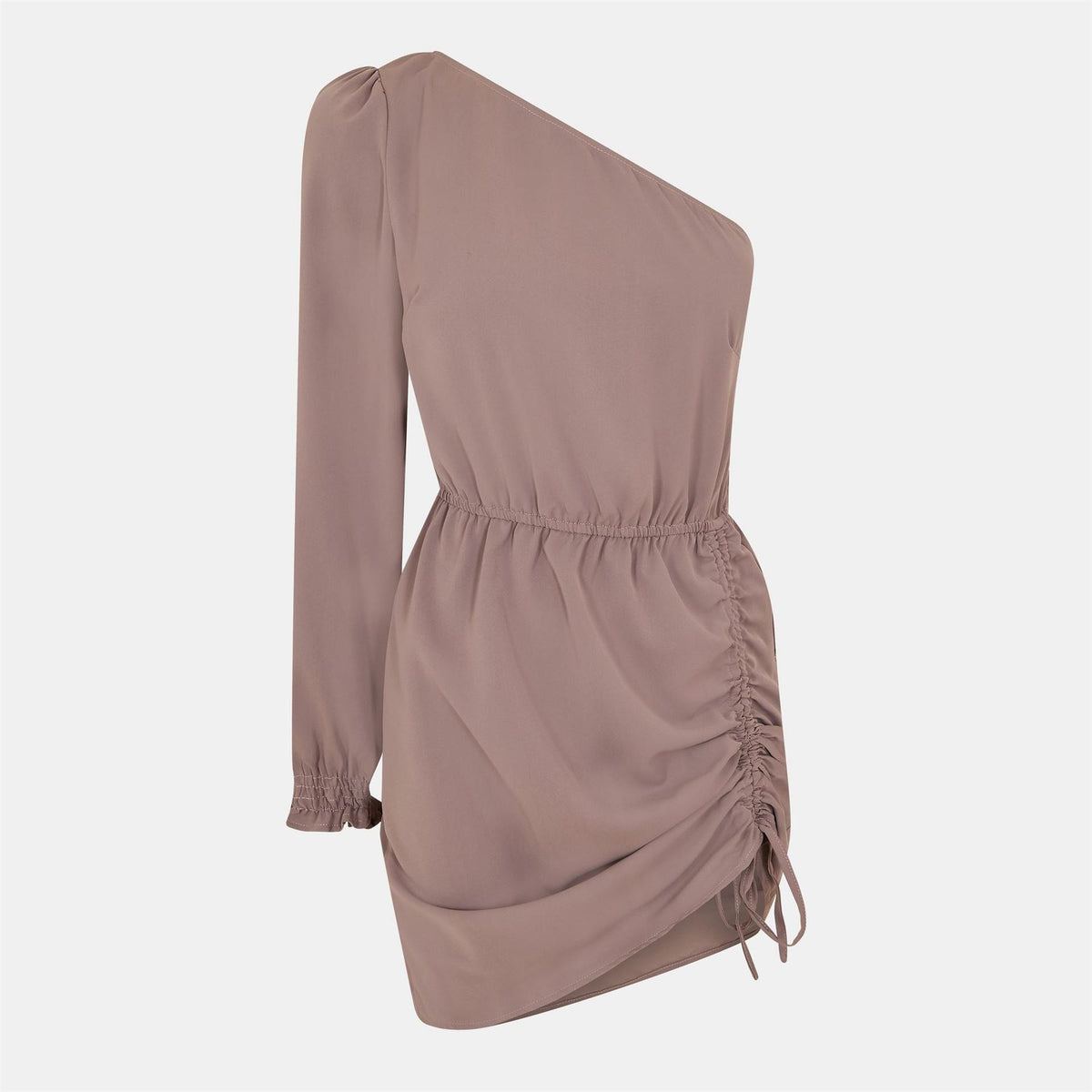 AX Paris One Sleeve Ruched Side Mini Dress