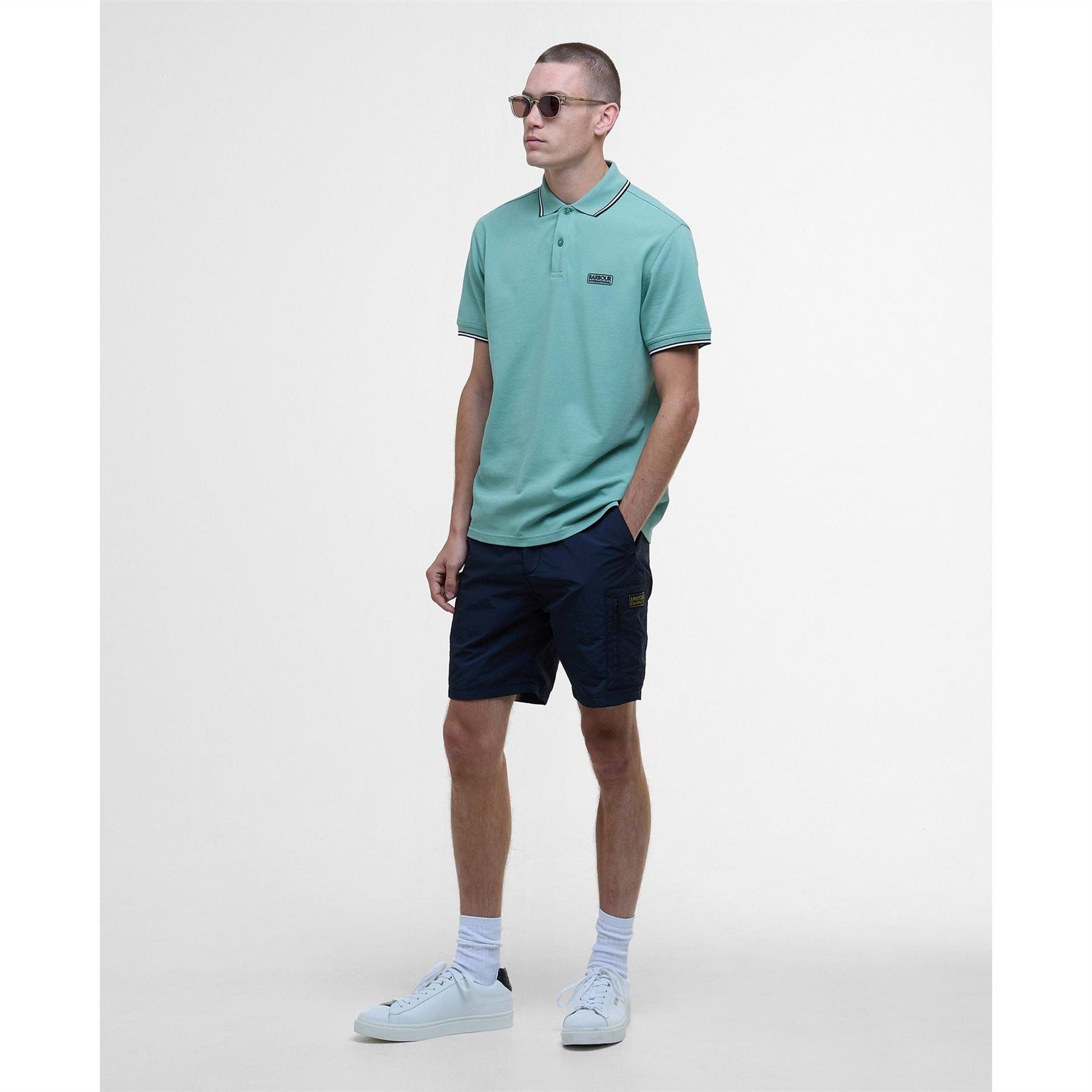 Barbour International Tipped Short Sleeve Polo Shirt