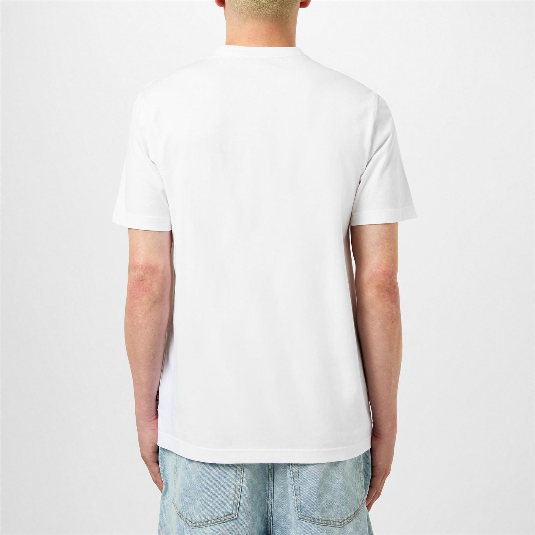 Boss Regular Fit Crew Neck Text Graphic T-Shirt