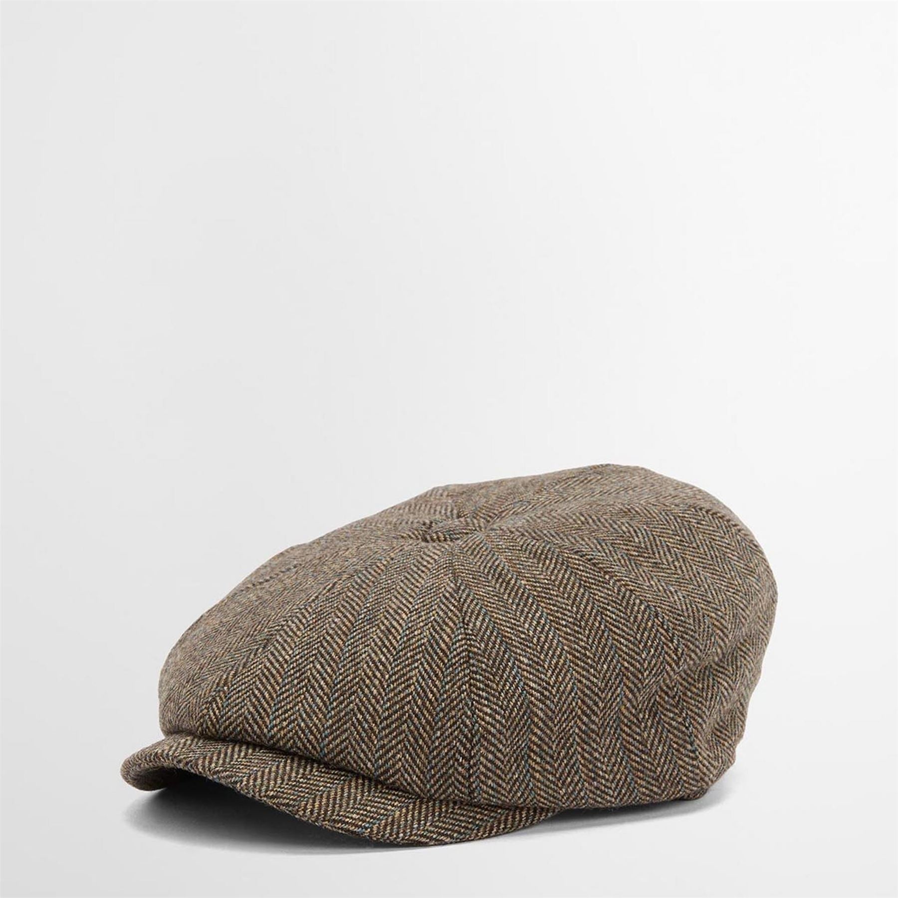 Barbour Tweed Baker Boy Cap