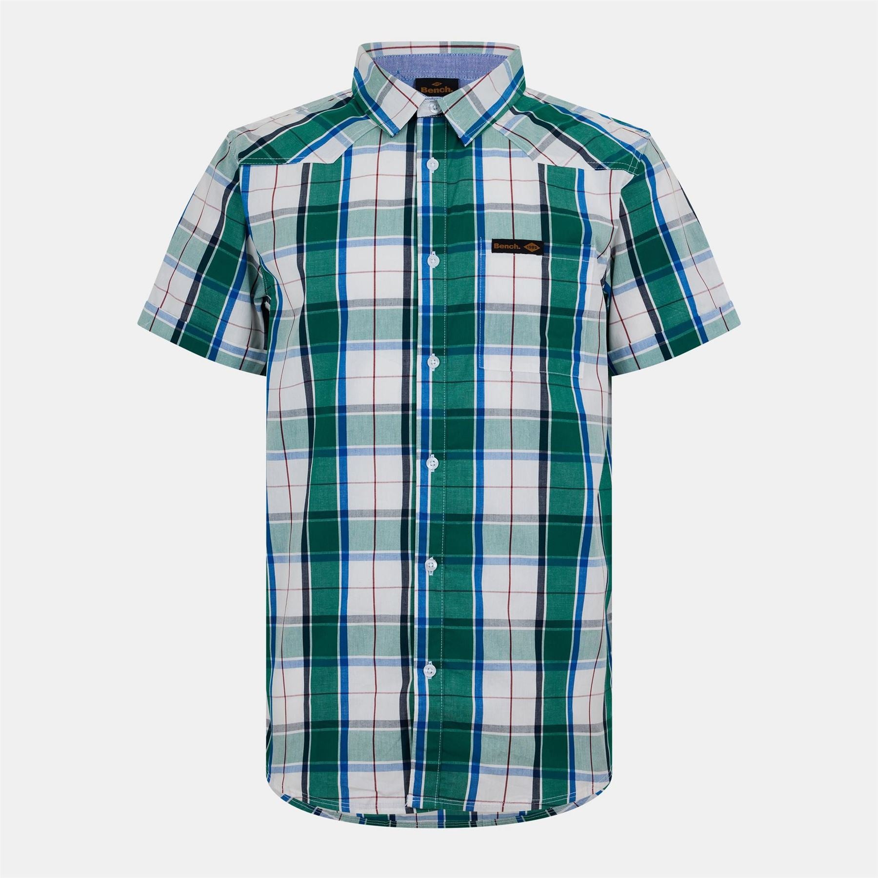 Bench Short Sleeve Patterned Shirt