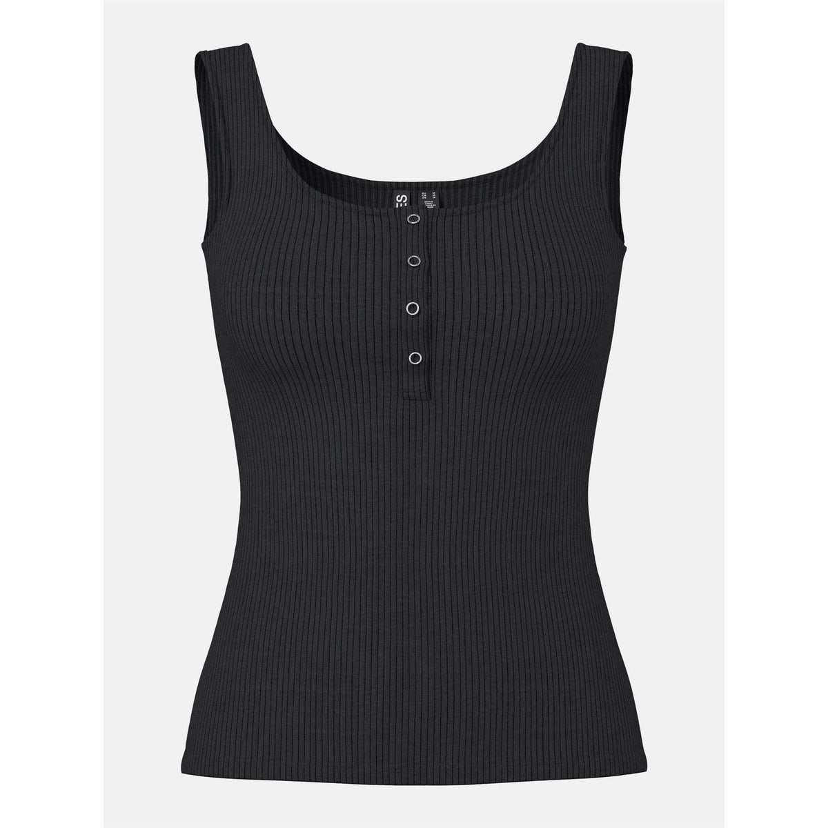 Pieces Kitte Scoop Neck Sleeveless Slim Fit Tank Top