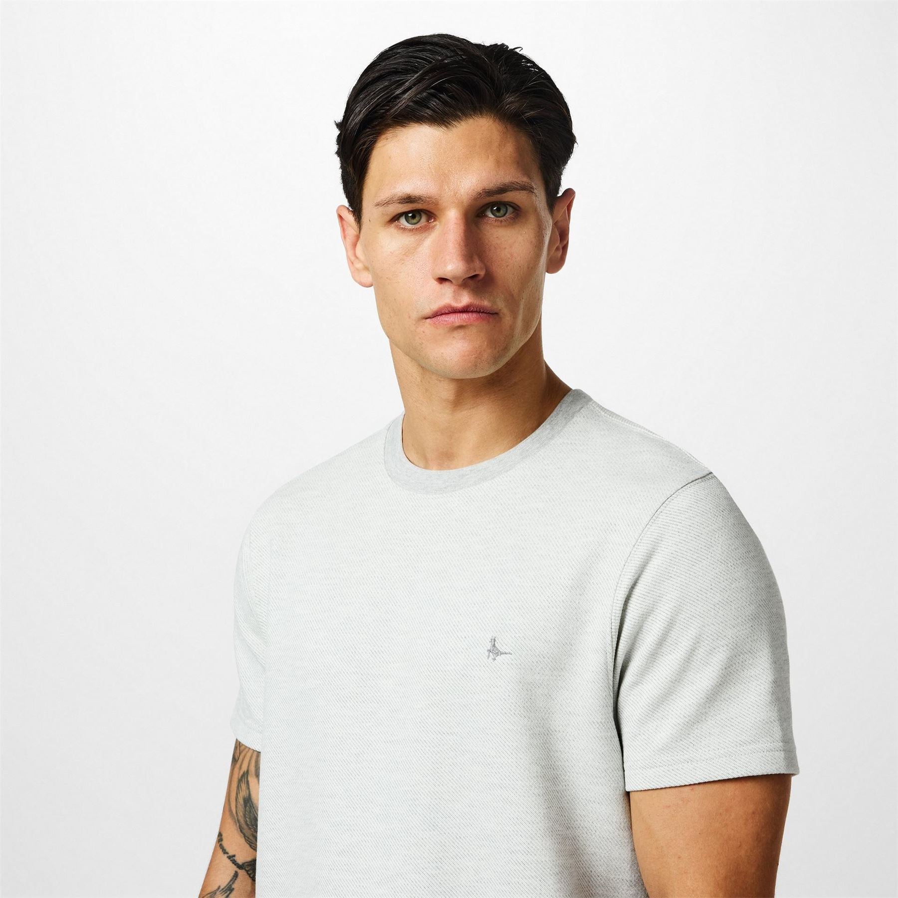 Jack Wills Ribbed Crew Neck Regular Fit T-Shirt