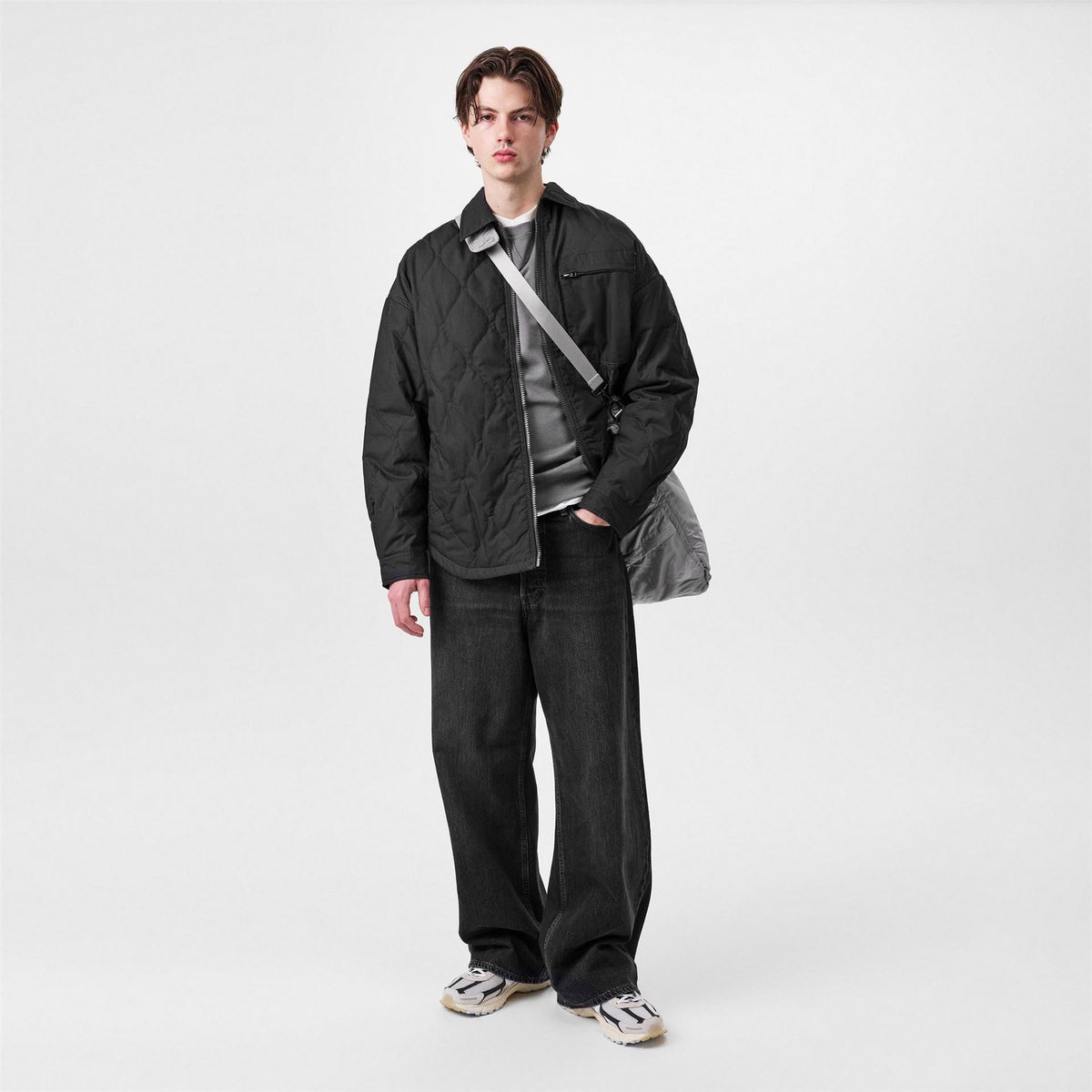 G Star Postino Quilted Cotton Oversized Overshirt