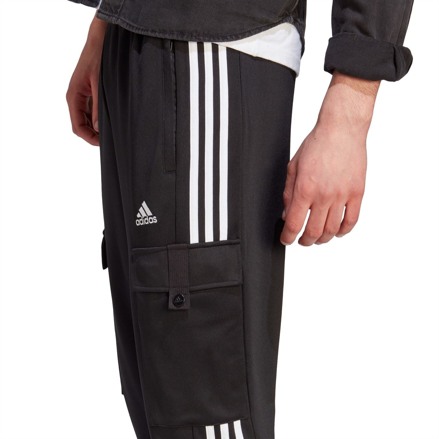 adidas Mens Trio Cargo Tracksuit Bottoms