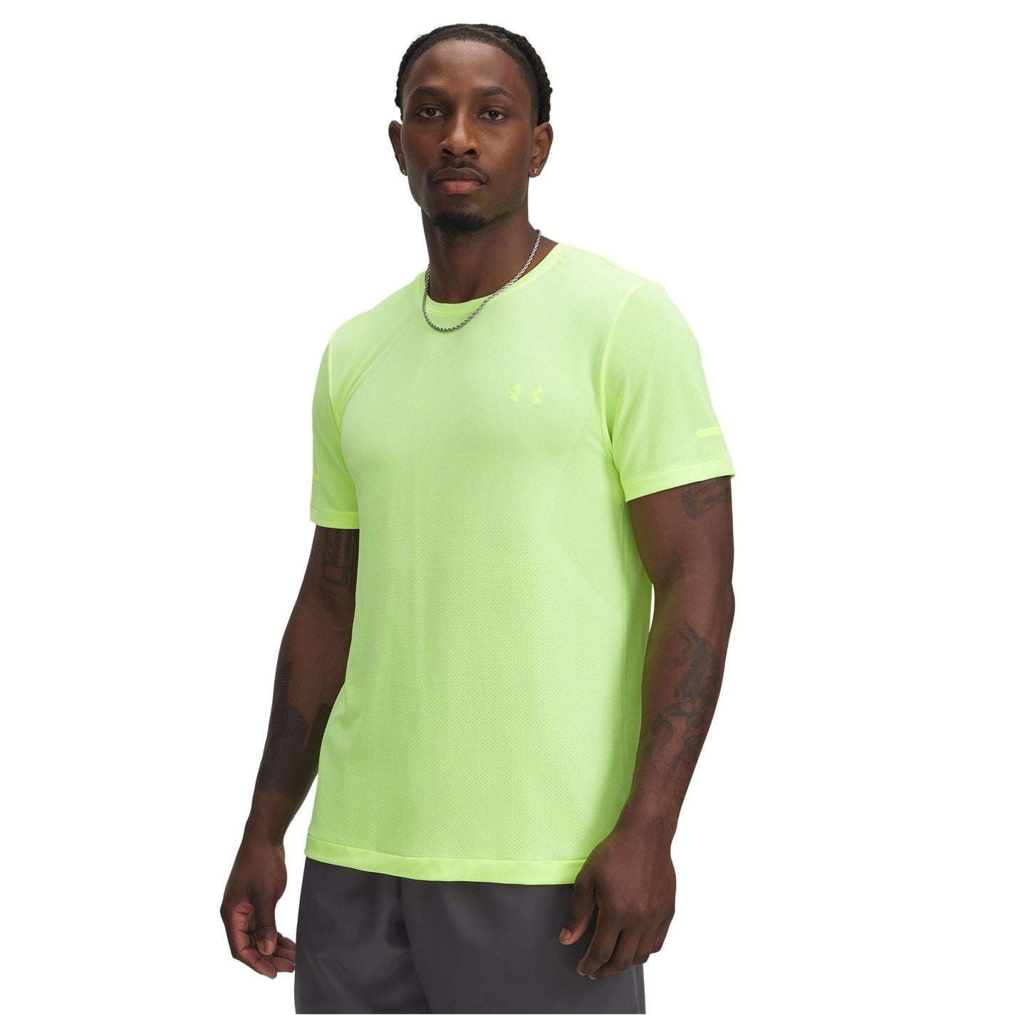 Under Armour Seamless Stride Regular Fit Crew Neck T-Shirt