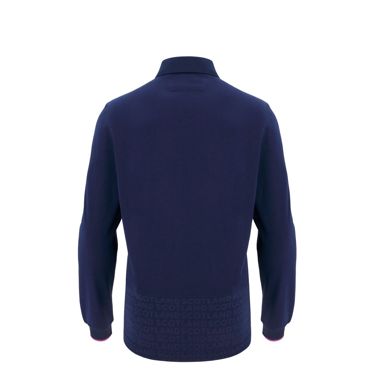 Macron Scotland Rugby Long Sleeve Home Shirt 2025 2026 Juniors