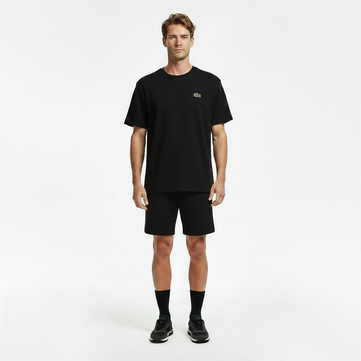 Lacoste Waffle Bermuda Shorts with Elasticated Waistband