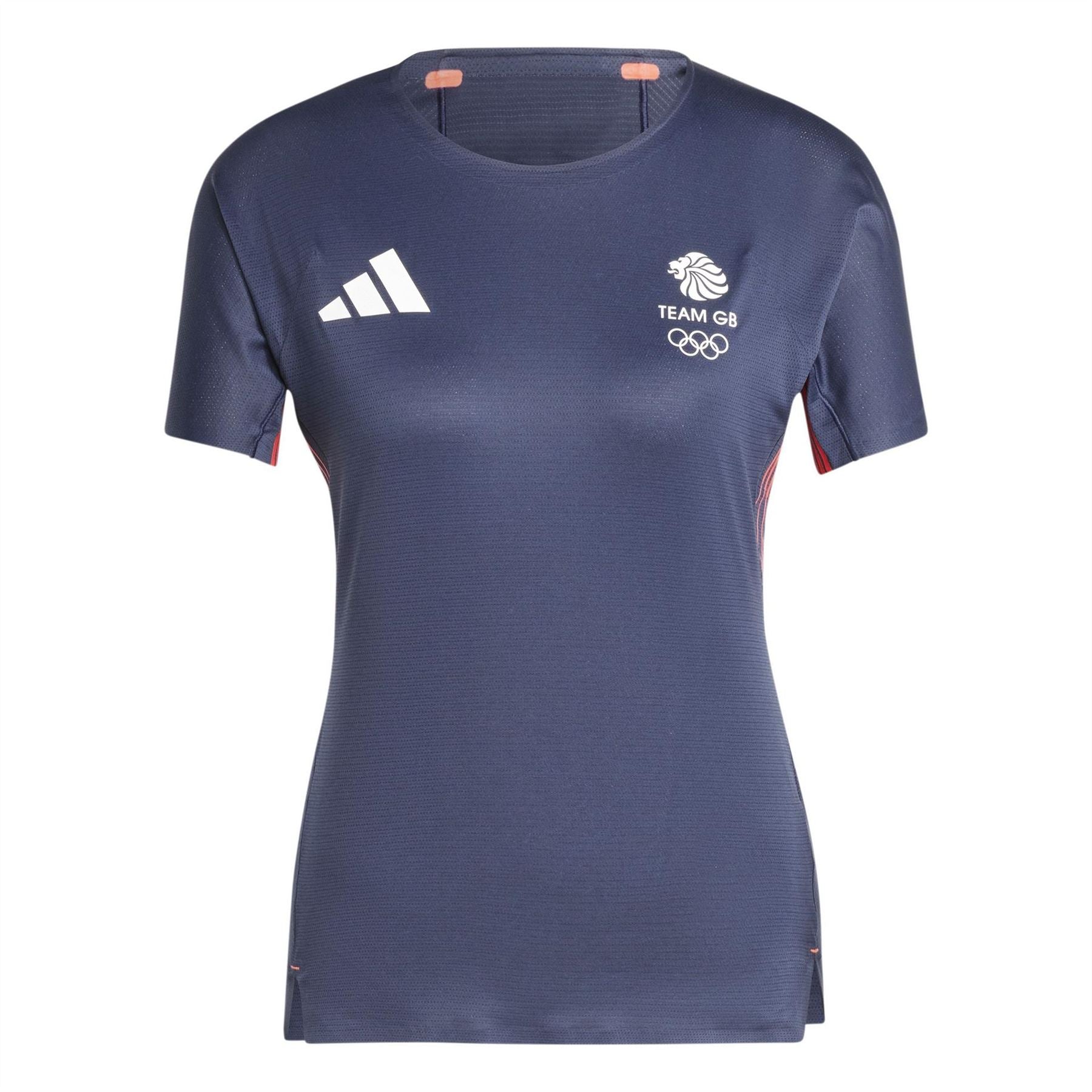 adidas Team GB Crew Neck Short Sleeve Jersey T-Shirt