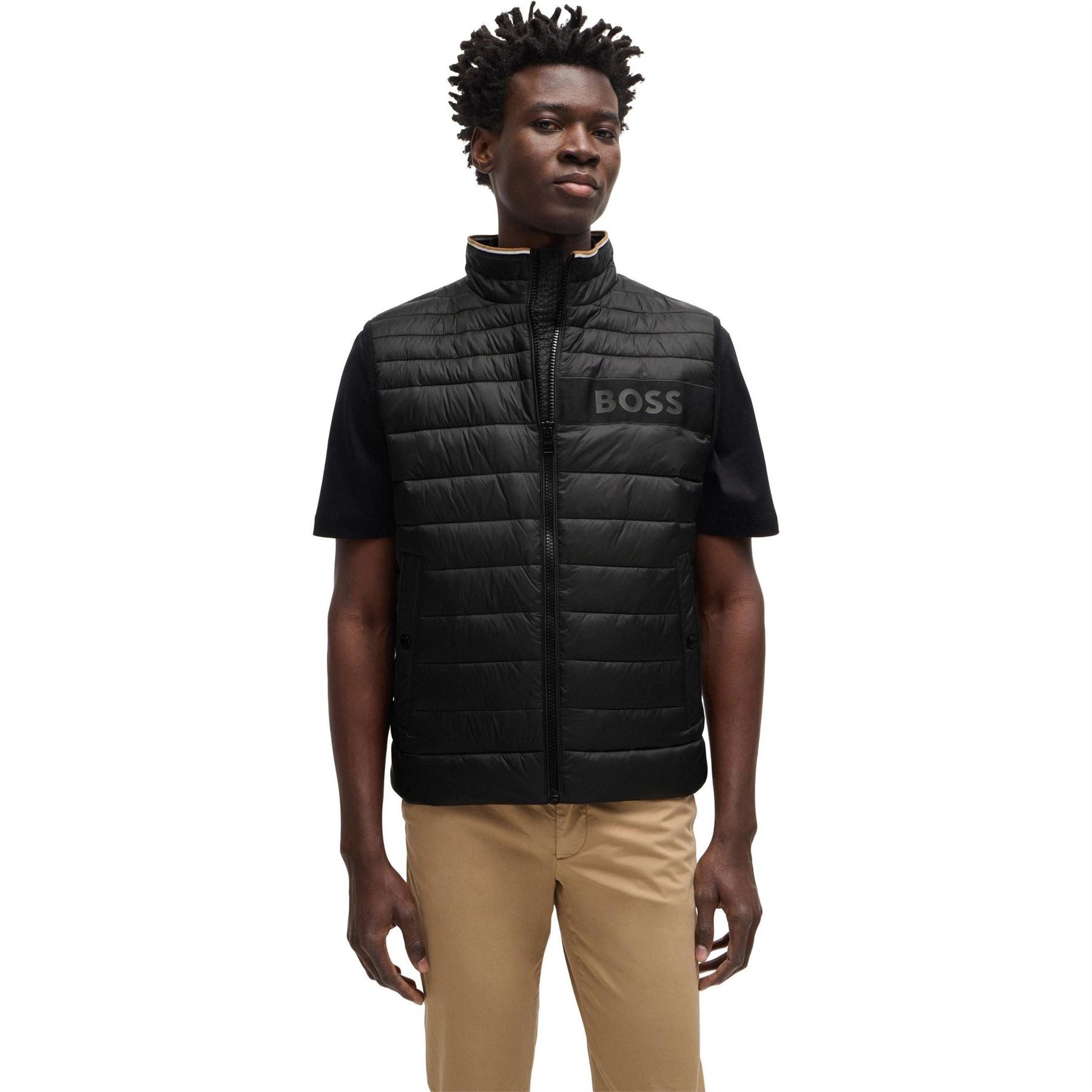 Boss Darolan Solid Patterned Gilet