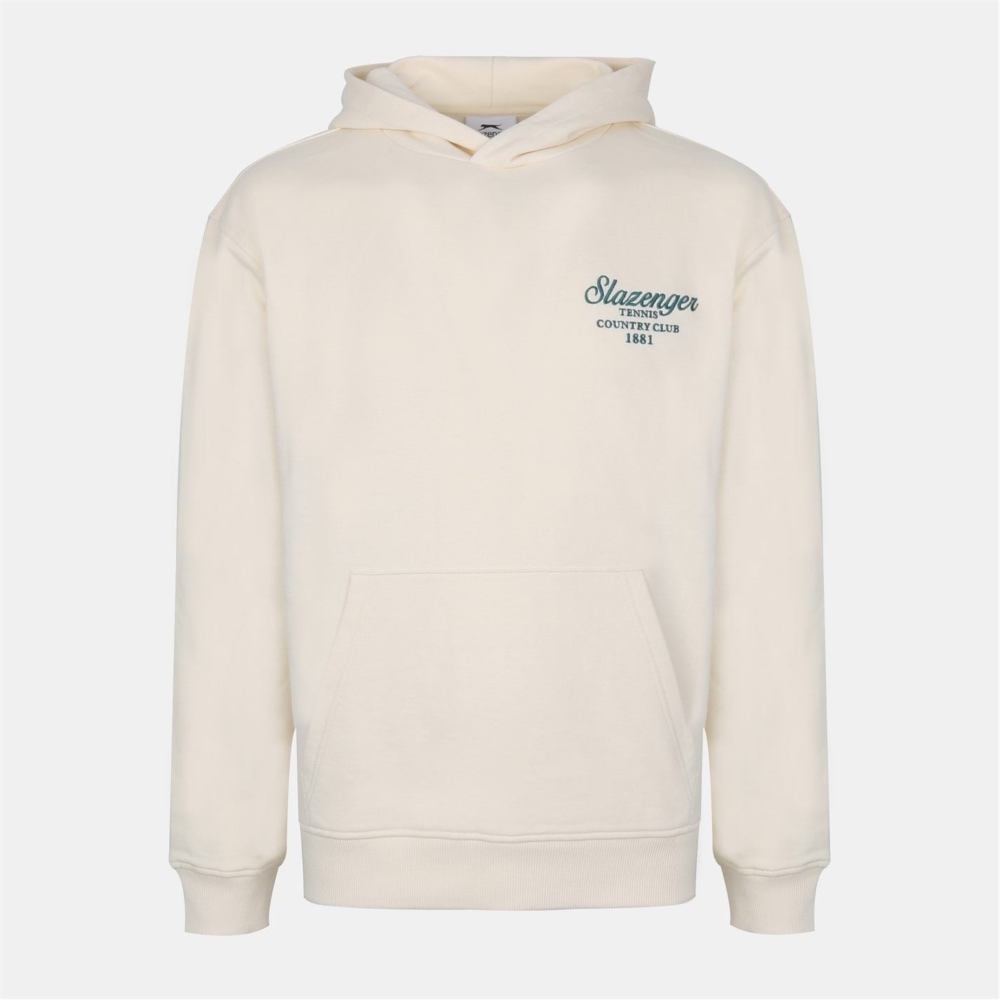 Slazenger Embroidered Hooded Neck Long Sleeve Sweatshirt