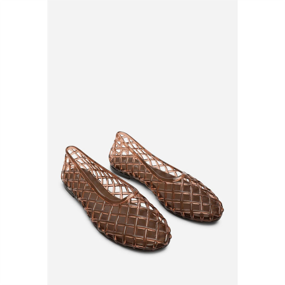 Wheres That From Clear Jelly Ballet Pumps