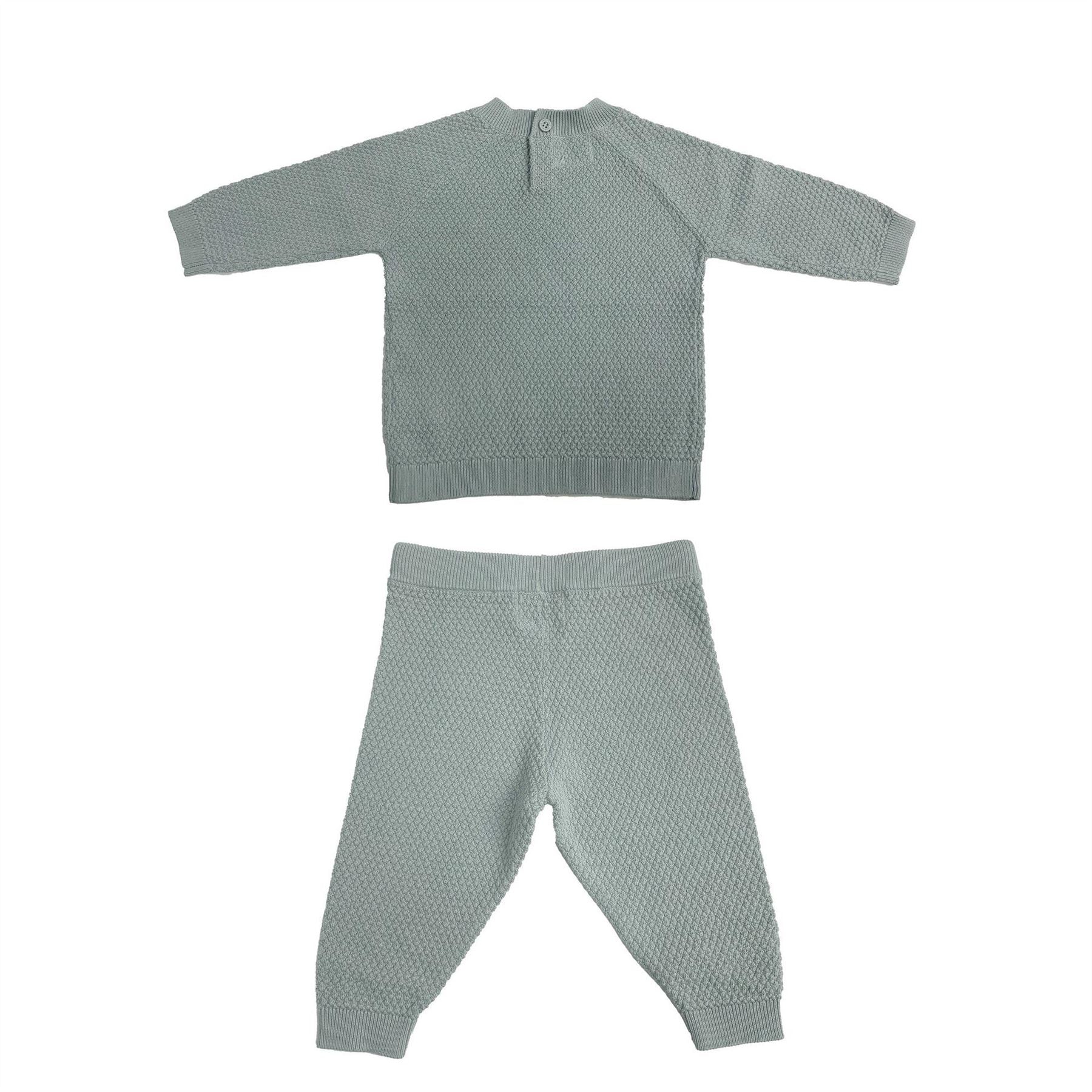 Jack Wills Pointelle Cotton Long Sleeve Pyjama Set