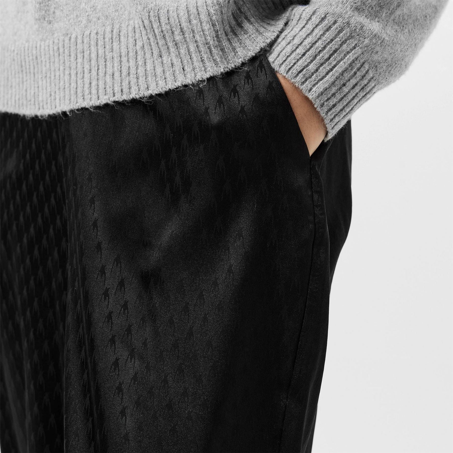 Vero Moda High Waist Satin Wide Leg Trousers