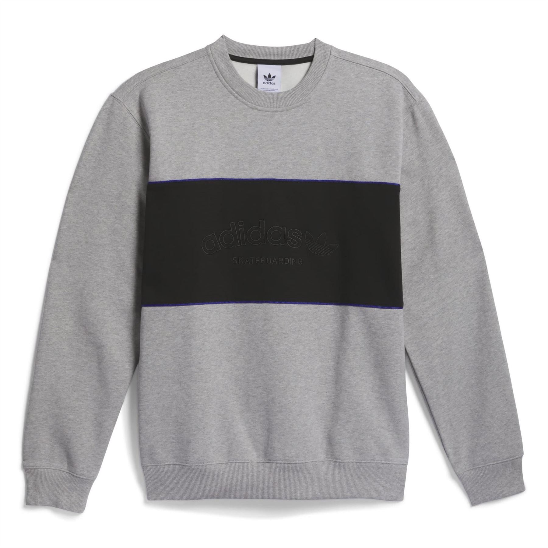adidas Arched Lettering Regular Fit Long Sleeve Sweatshirt