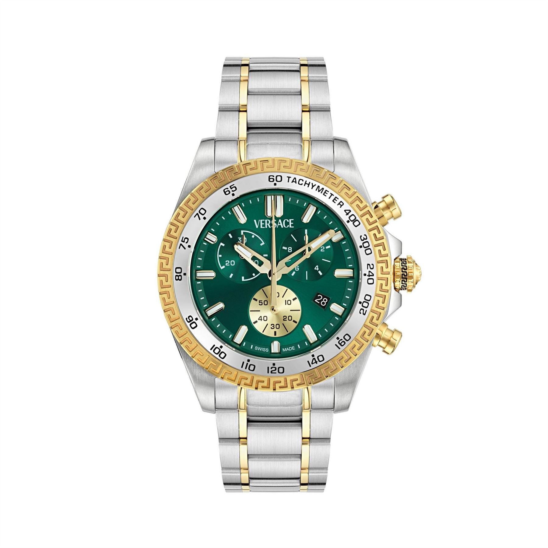 Versace Sn71 Racing Steel Bracelet Strap Analogue Watch
