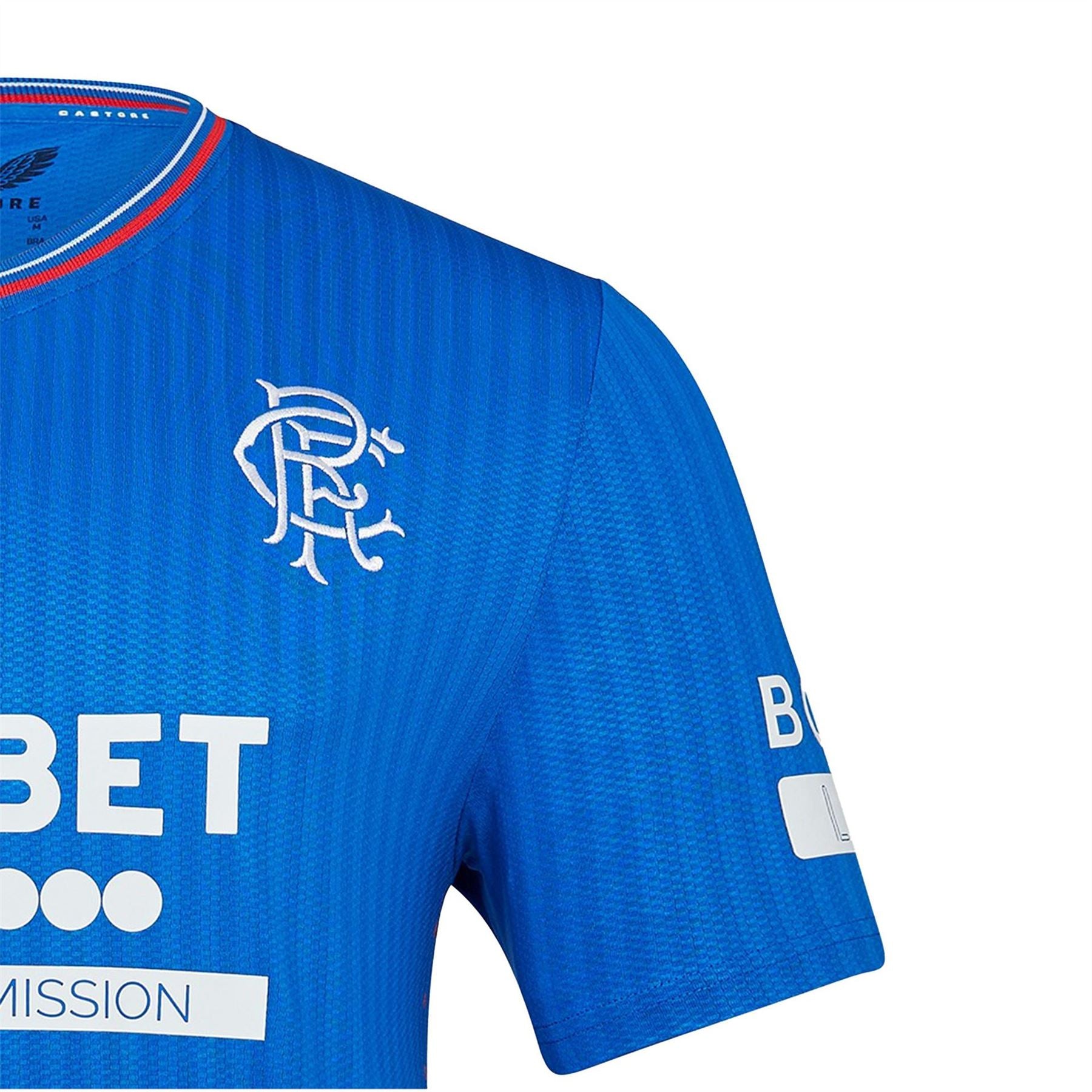 Castore Rangers Authentic Home Shirt 2023 2024 Adults