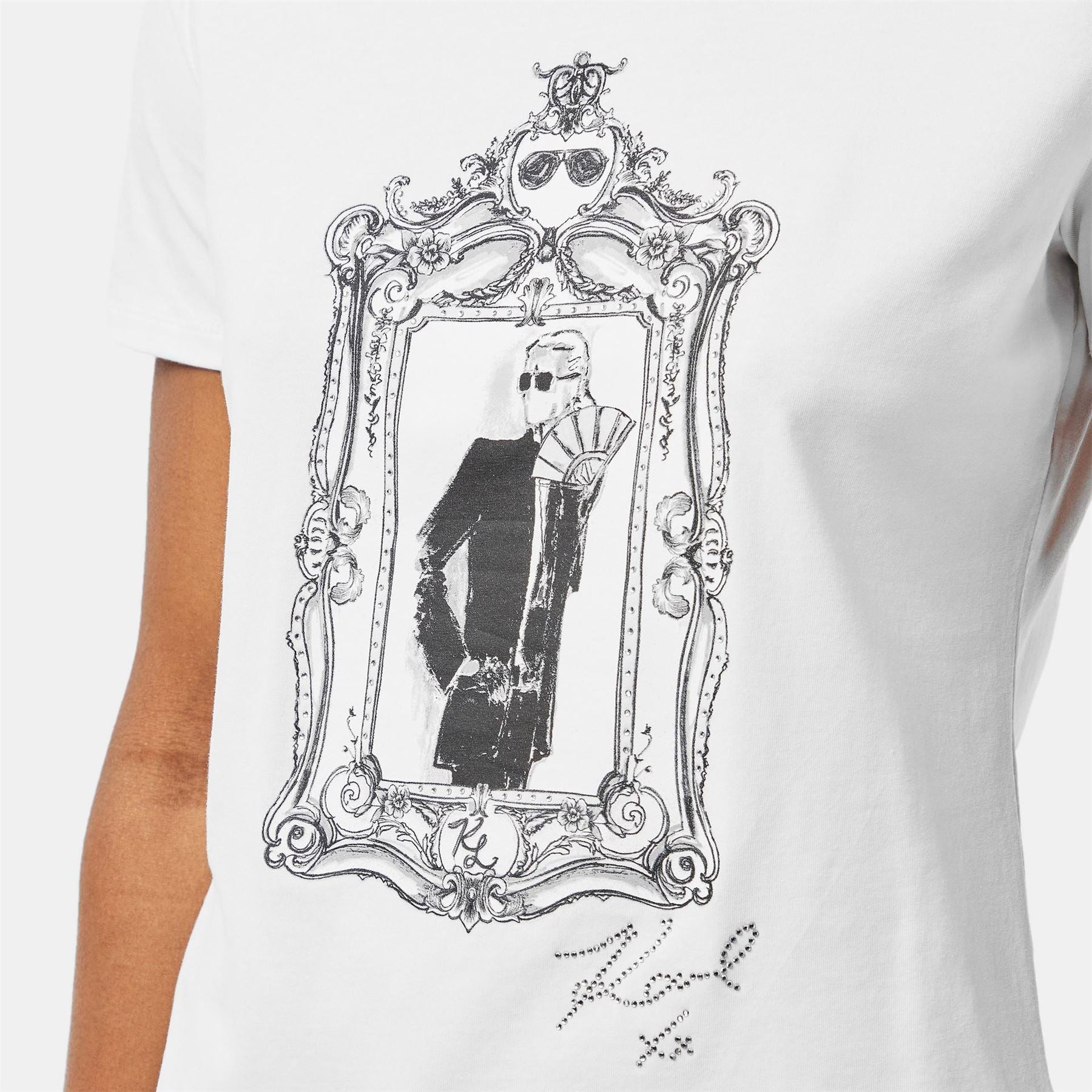 Karl Lagerfeld Crew Neck Short Sleeve T-Shirt